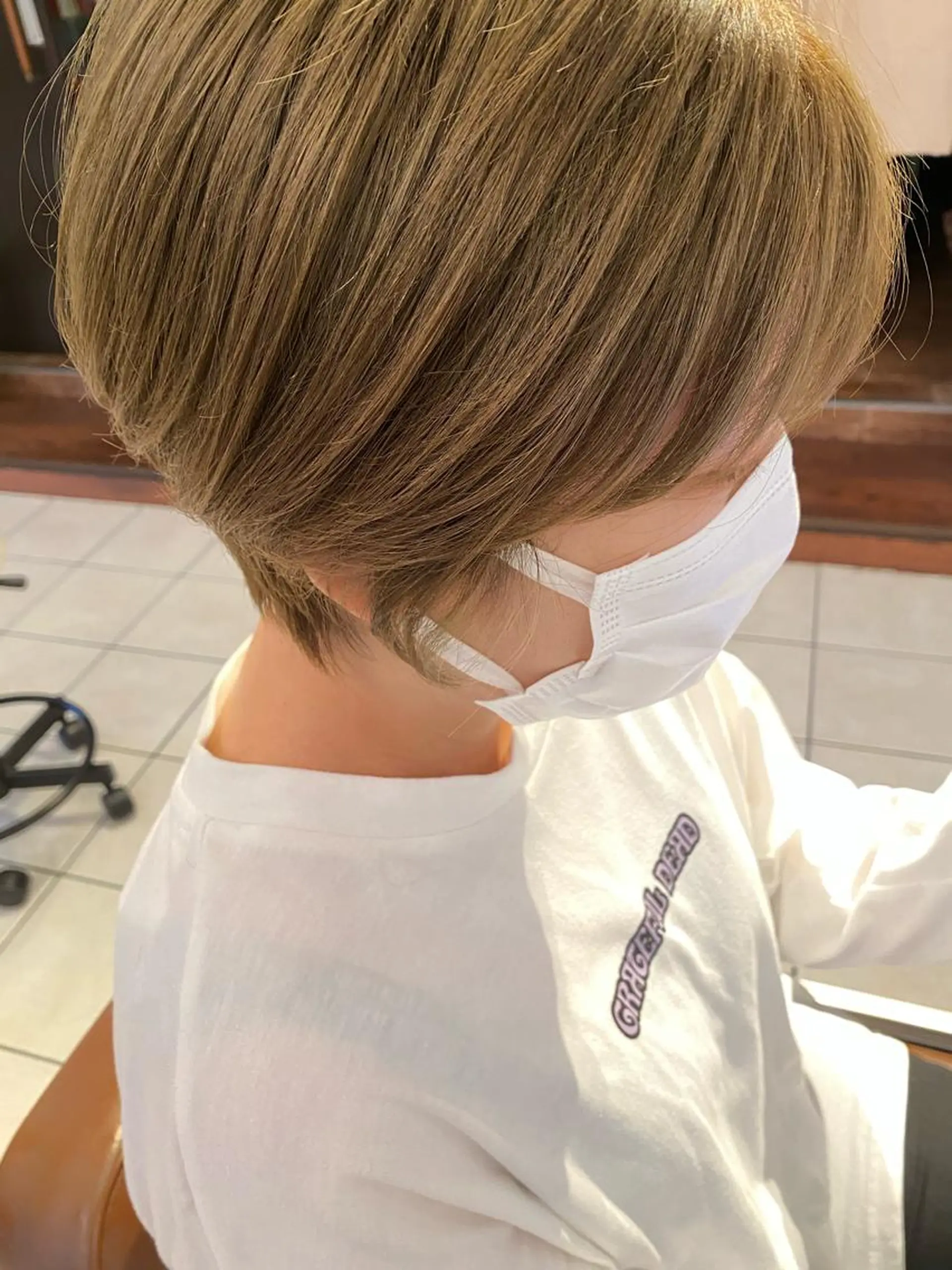 ショート カラー ベージュカラー オリーブベージュ オリーブカラー ショートヘア ヘアカラー force  hair所属・🫧富田 苑実🫧のヘアスタイル