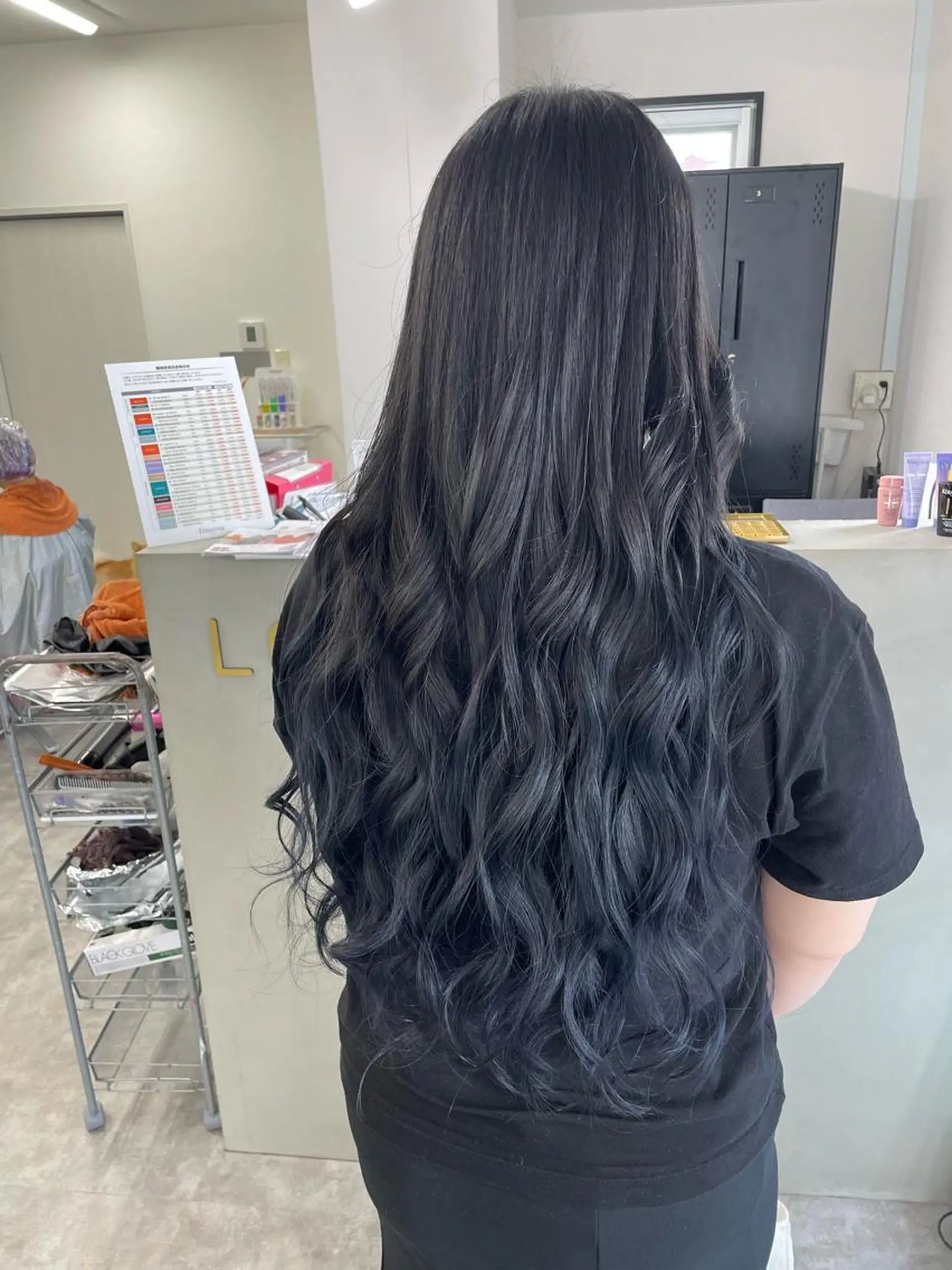 カラー 黒髪 ブルーカラー ブルーブラック LOBY浦添店所属・LOBY浦添店 NABEのその他イメージ