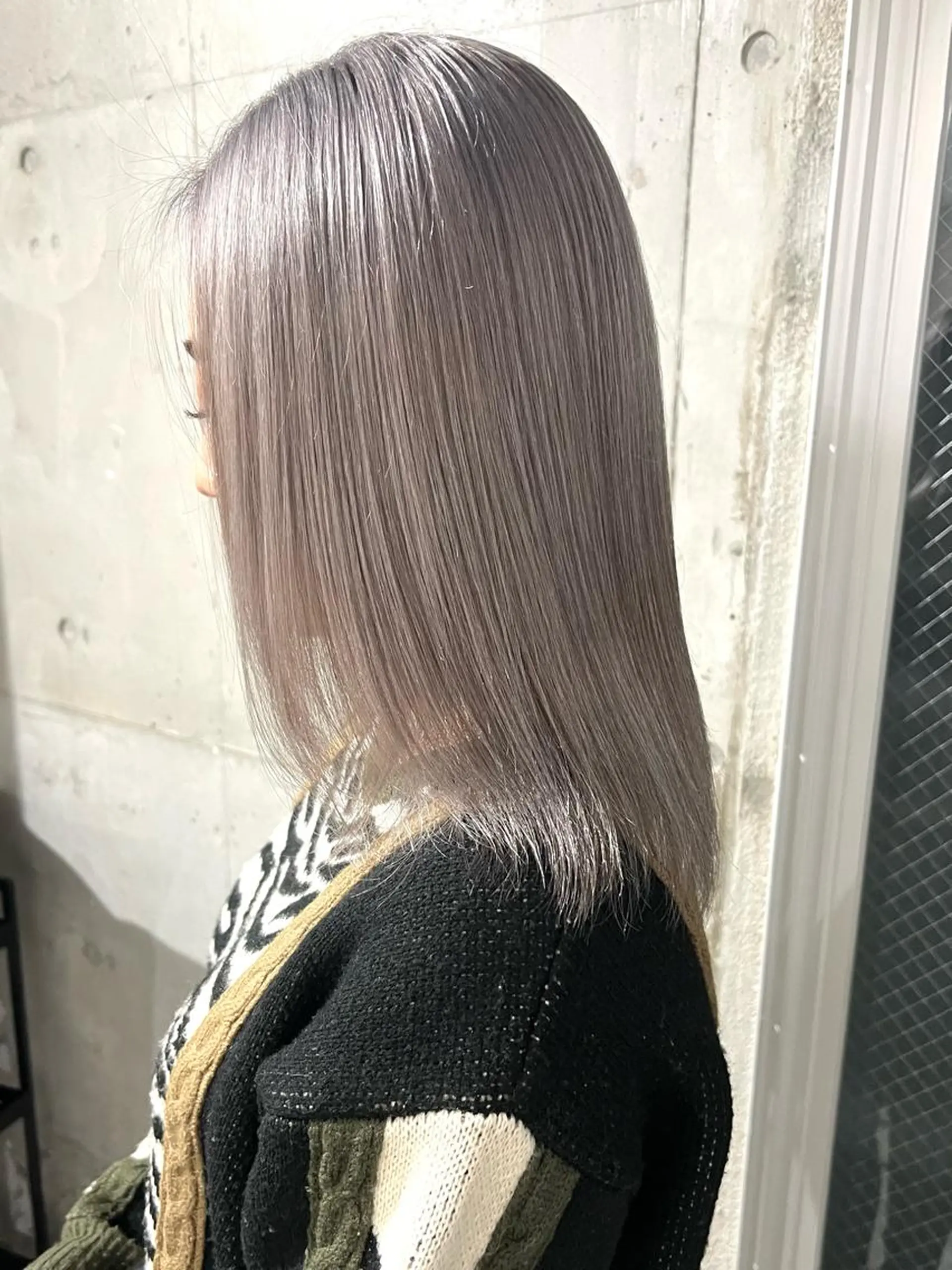 ミディアム カラー バレイヤージュ ブリーチ ケアブリーチ ハイライトカラー インナーカラー ヘアカラー トリートメント lani 天神大名/ブリーチのヘアスタイル
