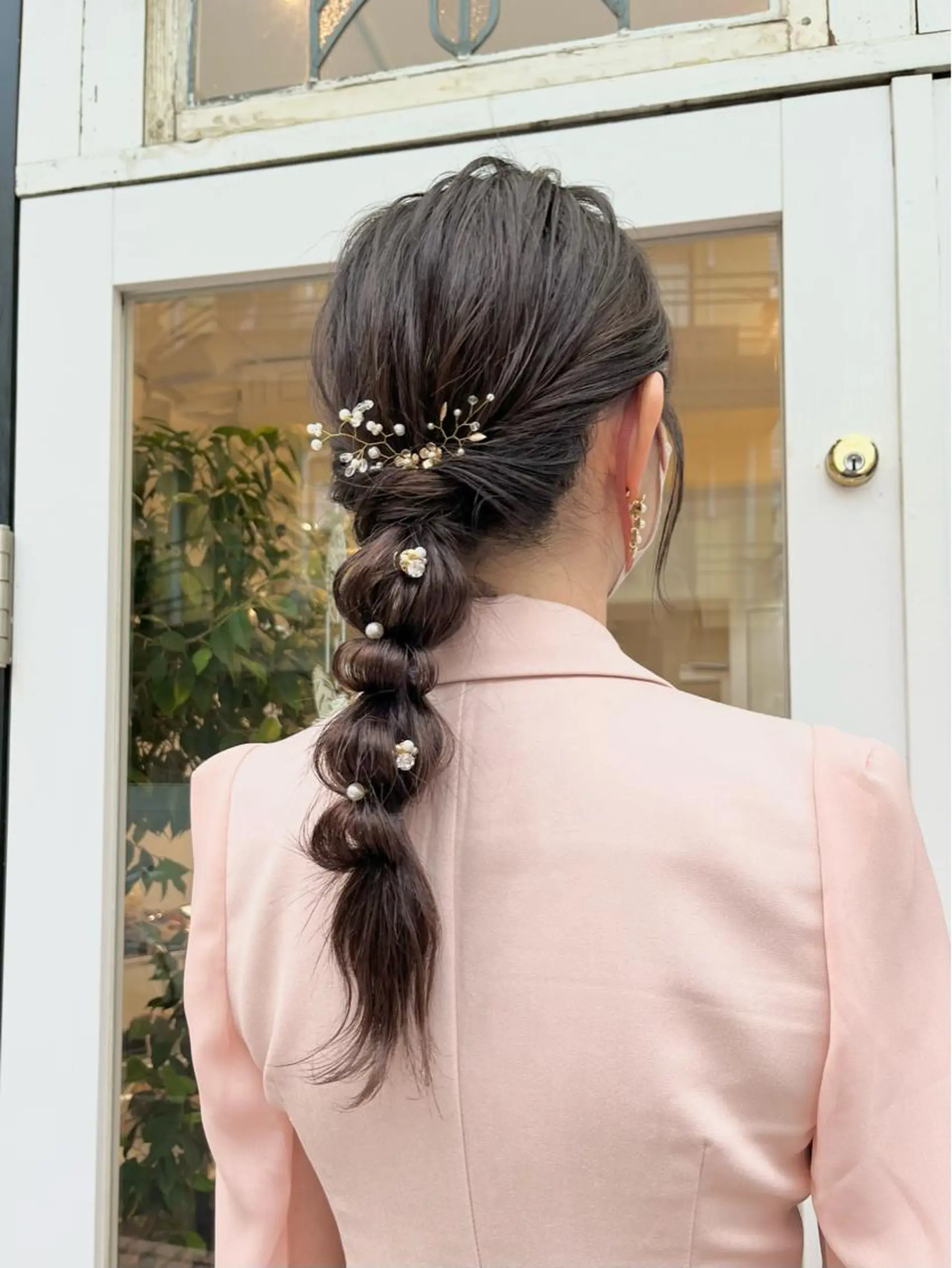 ロング ヘアセット 髪質改善カラー☆ ヘアアレンジmiyuのヘアスタイル