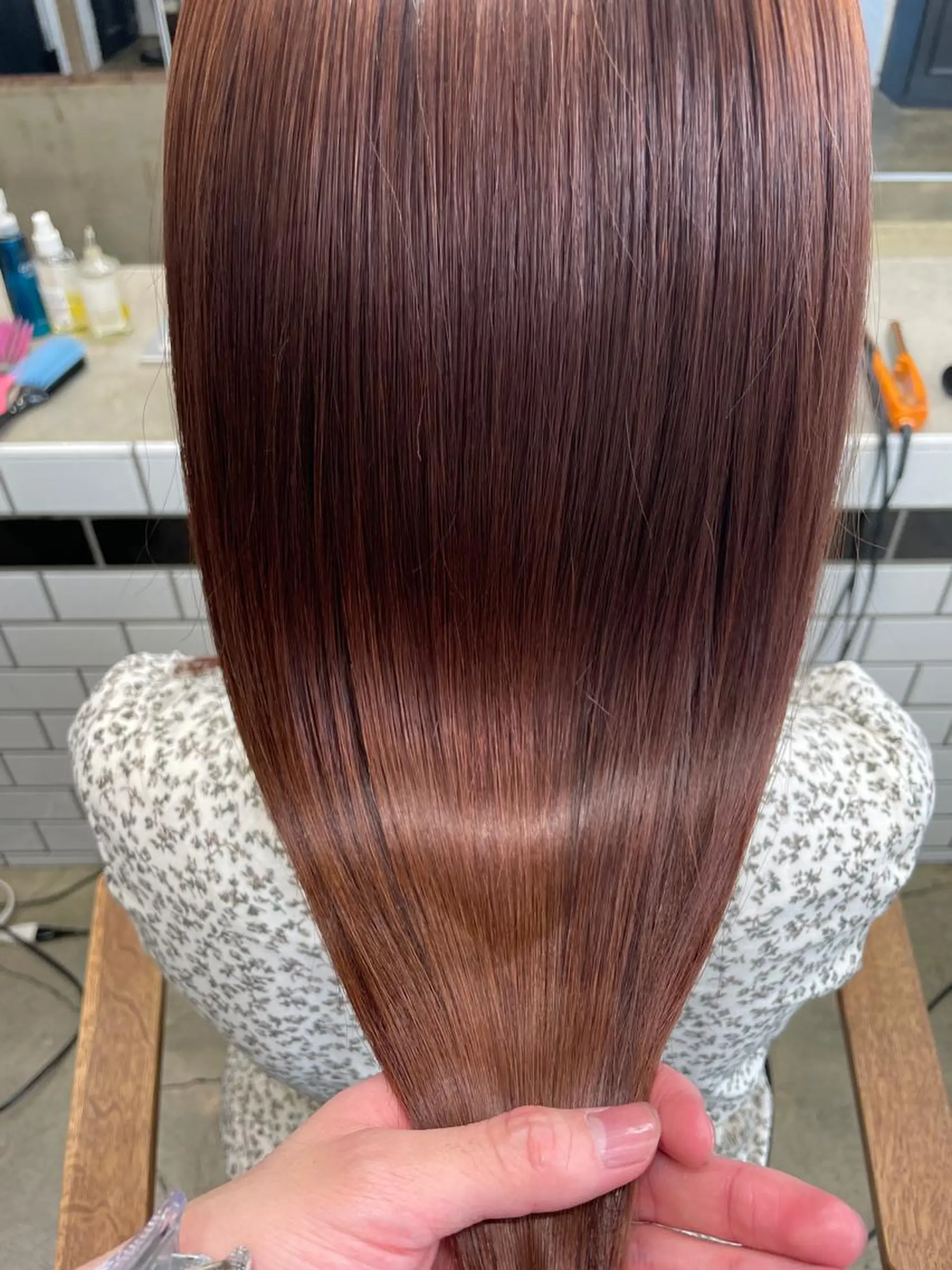 ロング カラー ヘアアレンジ 🌈本物の髪質改善 森田涼平のヘアスタイル