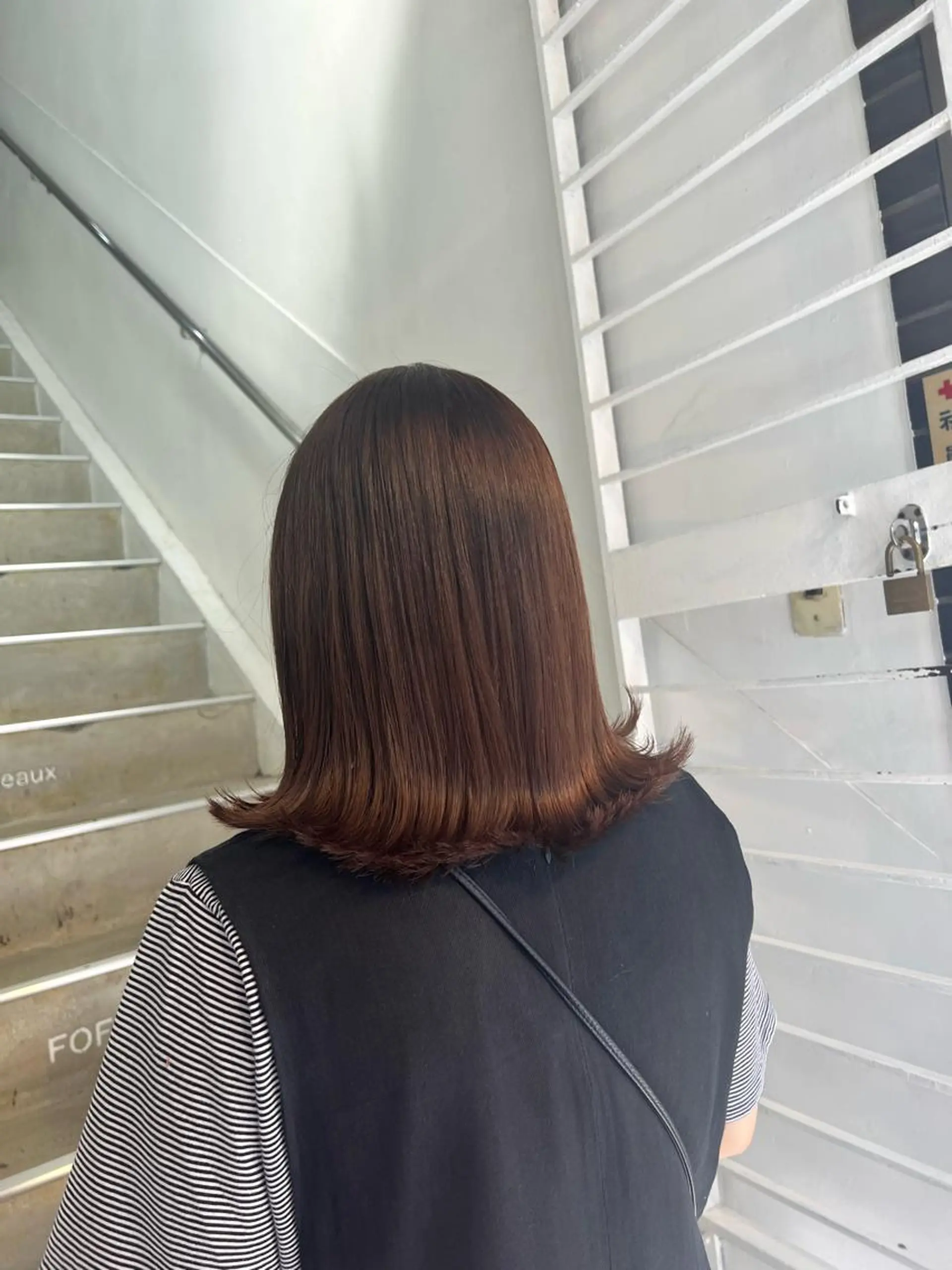 ミディアム カラー 透明感カラー カット ヘアカラー トリートメント fore所属・橋爪 明日香のヘアスタイル