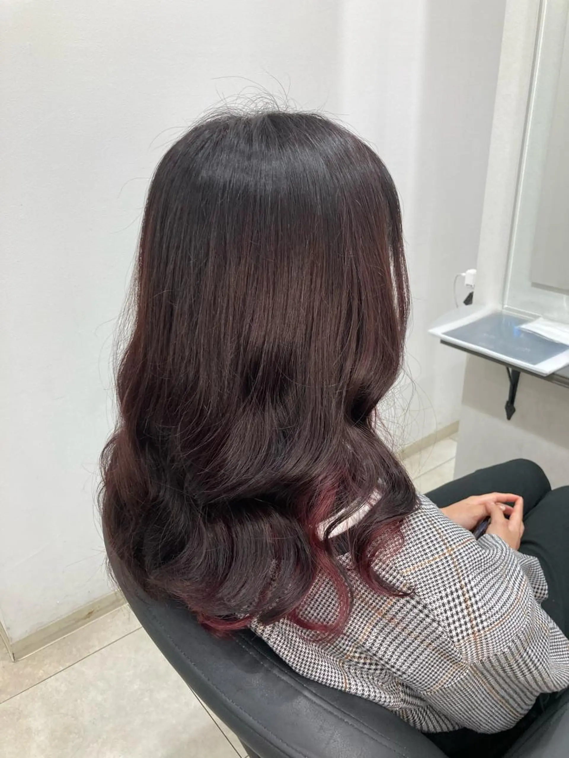 ロング カラー ヘアカラー ピンクカラー🎀 米津 美佑のマツエク・マツパデザイン