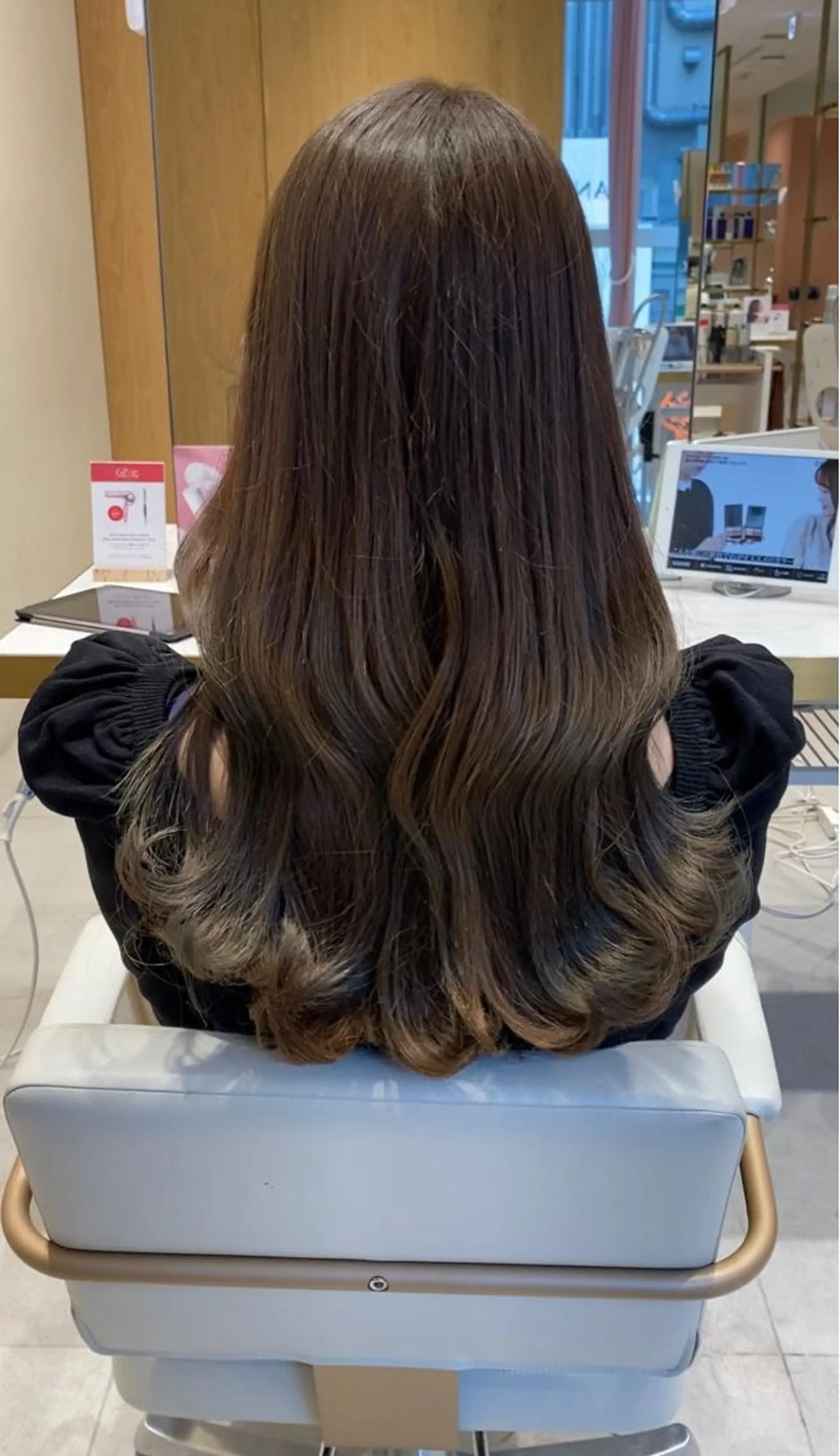 ロング 韓国風ヘア 韓国ヘア🇰🇷髪質 改善たけるのヘアスタイル