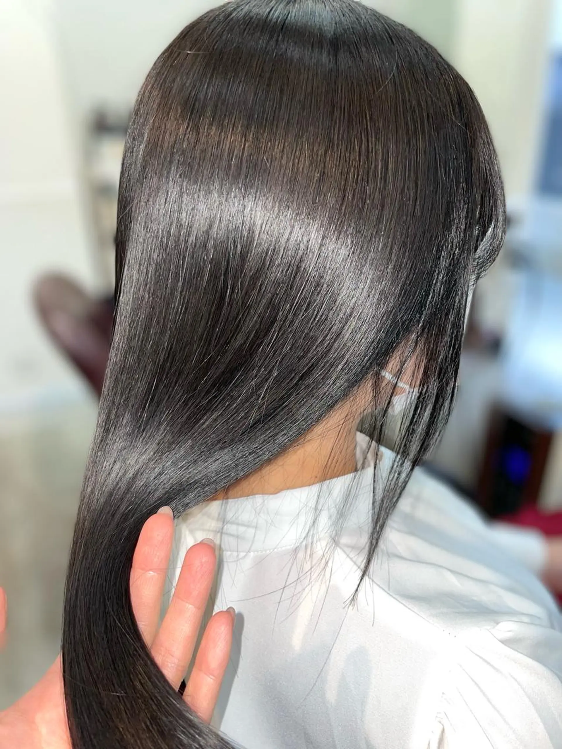 ロング カラー ヘアカラー トリートメント 韓国ヘア🤍髪質改善 🇰🇷AKANEのヘアスタイル