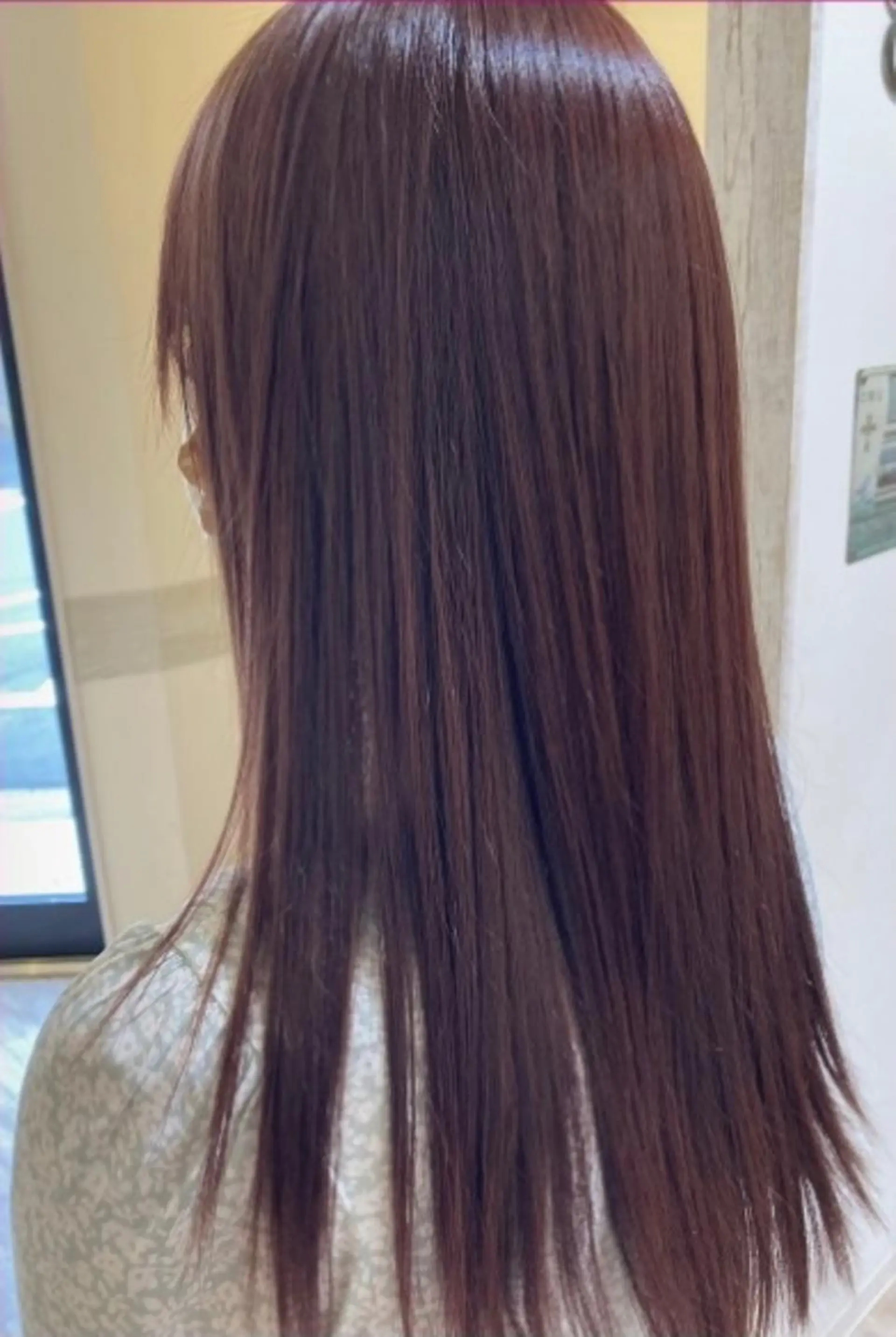ロング パーマ 縮毛矯正 佐藤 睦月のヘアスタイル
