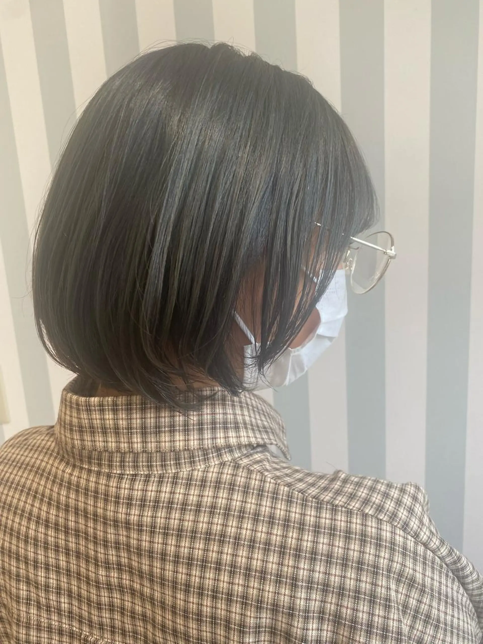 ショート カラー ハイライトカラー ハイライト ベージュ/インナー カラー🤍Rieのヘアスタイル