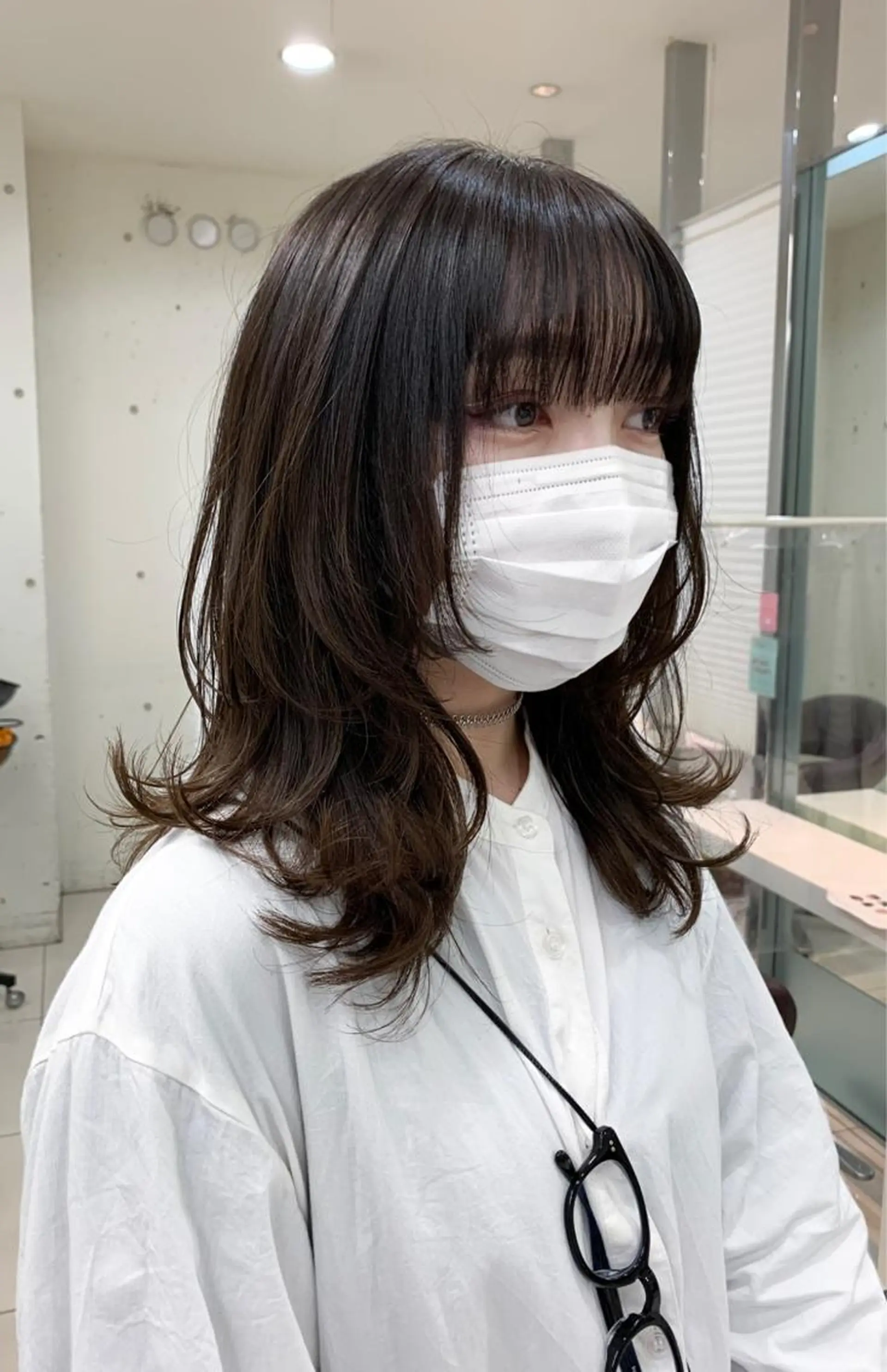 ミディアム カラー パーマ ヘアアレンジ メンズ メンズウルフカット レイヤーカット ウルフカット 原宿パーマ kazuのヘアスタイル