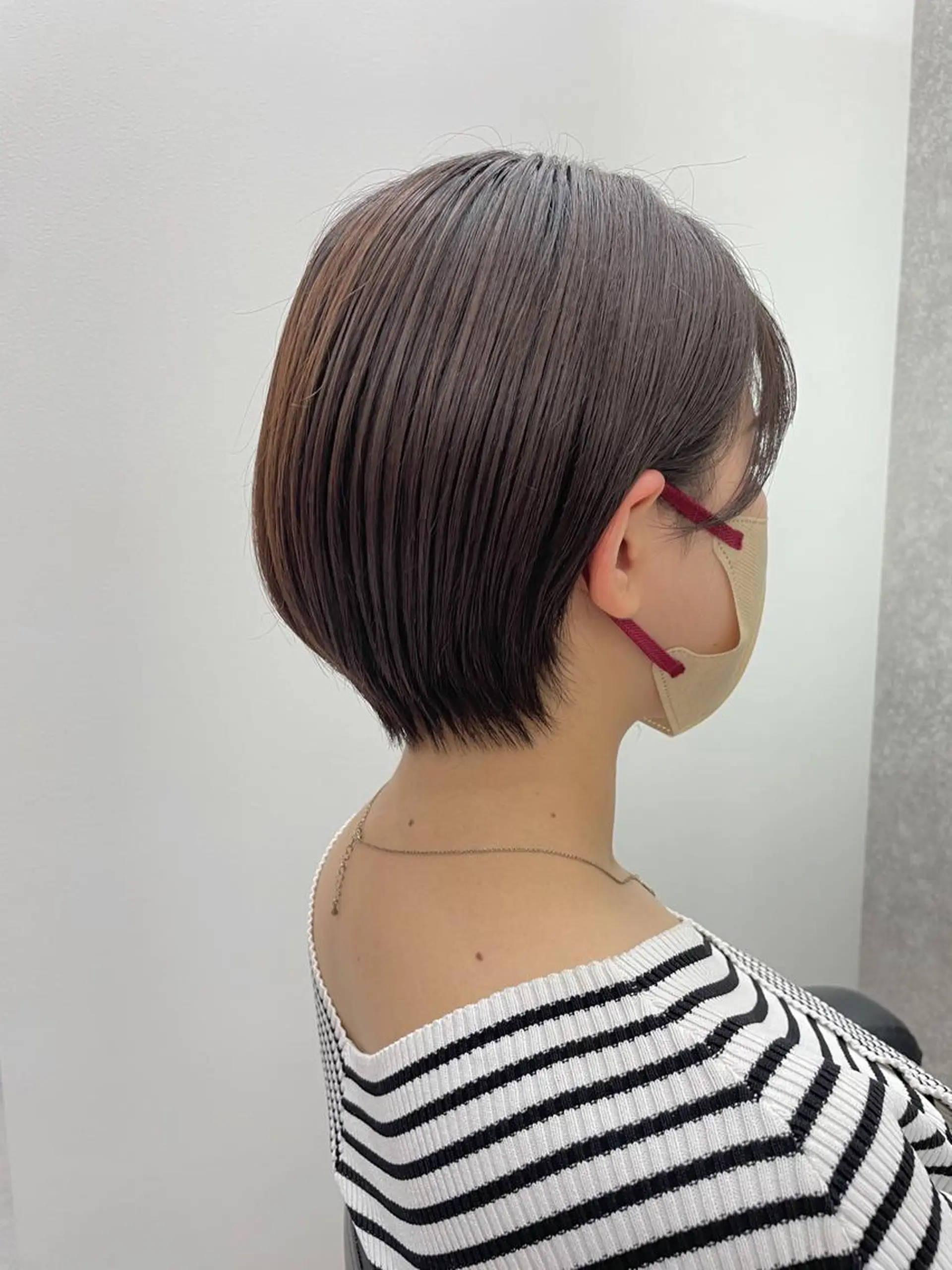 ショート ショートヘア カット 新村 華奈絵のヘアスタイル