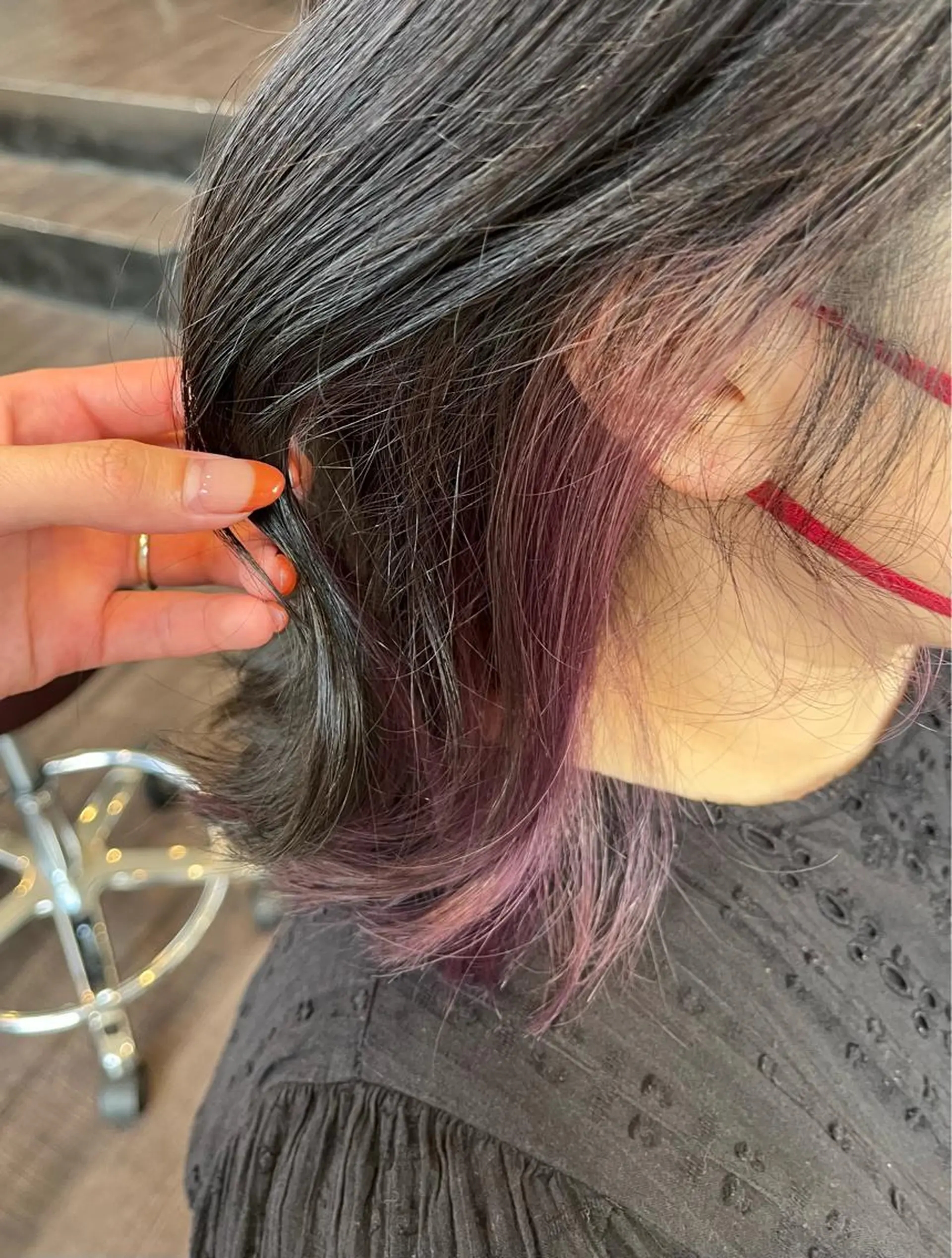 ショート ヘアカラー Mavie 東奈々子のヘアスタイル