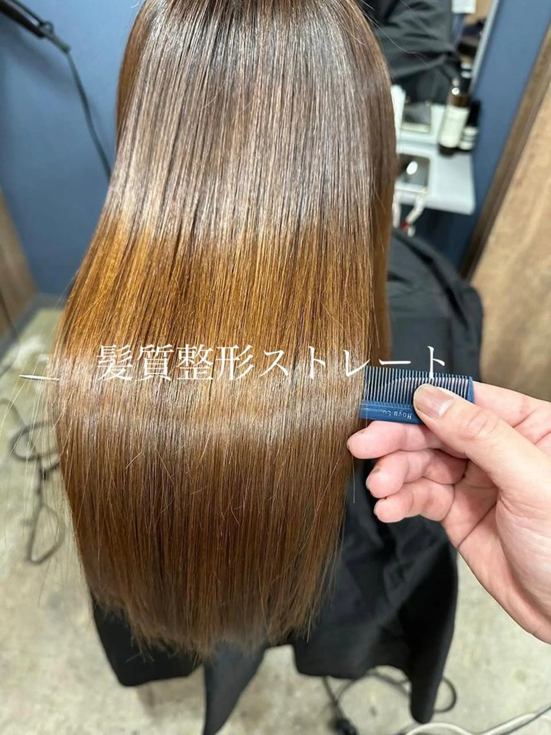ロング SOAR所属・【髪質改善・コテ巻き パーマ】　長浜千紘のヘアスタイル