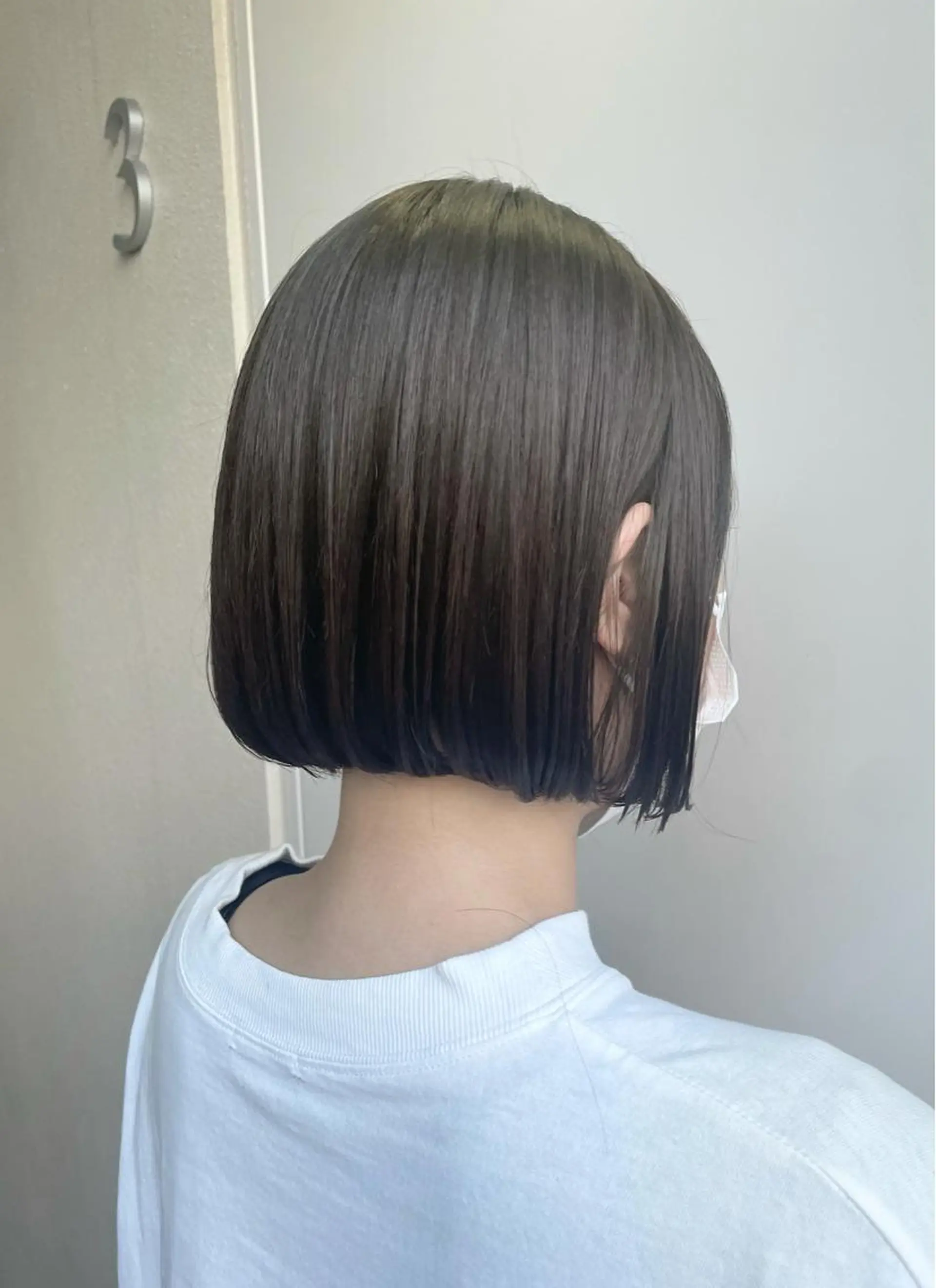 ショート カラー グレージュ オリーブグレージュ オリーブグレー ボブ カット ヘアカラー 🌟eyeモデル募集 しもさこ🌟のヘアスタイル