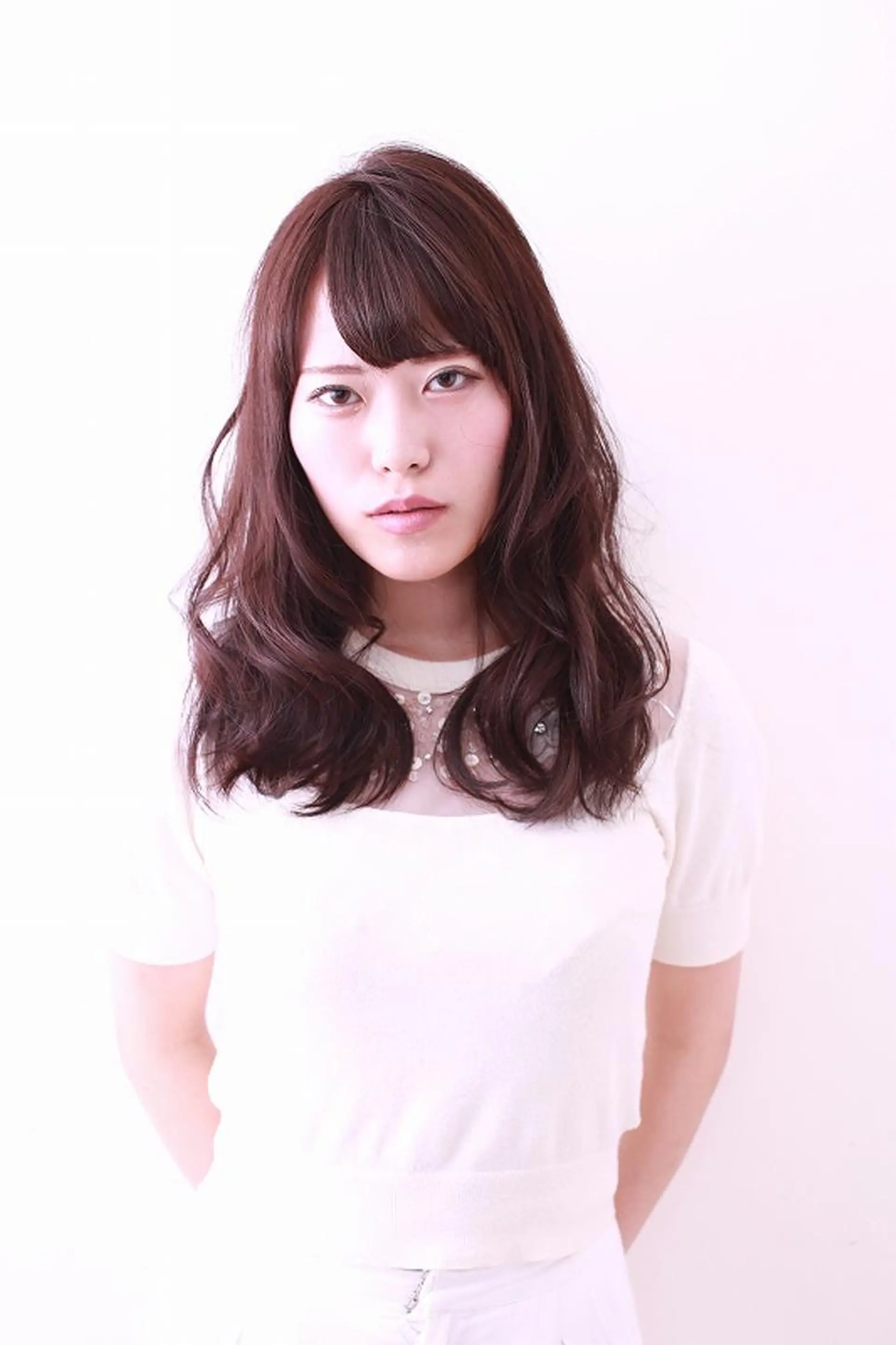 セミロング カラー アッシュ 髪質改善/練馬/ ASUKAのヘアスタイル