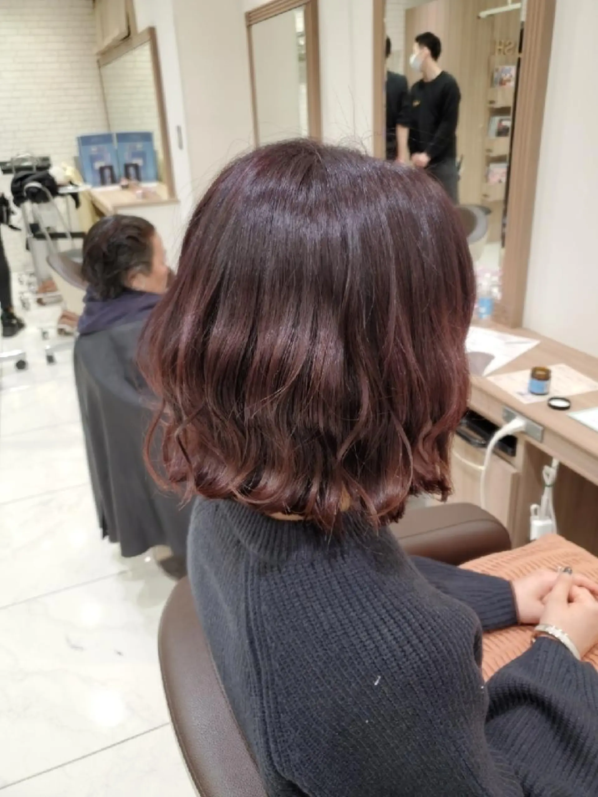 ショート ピンクブラウン 中村 和貴のヘアスタイル