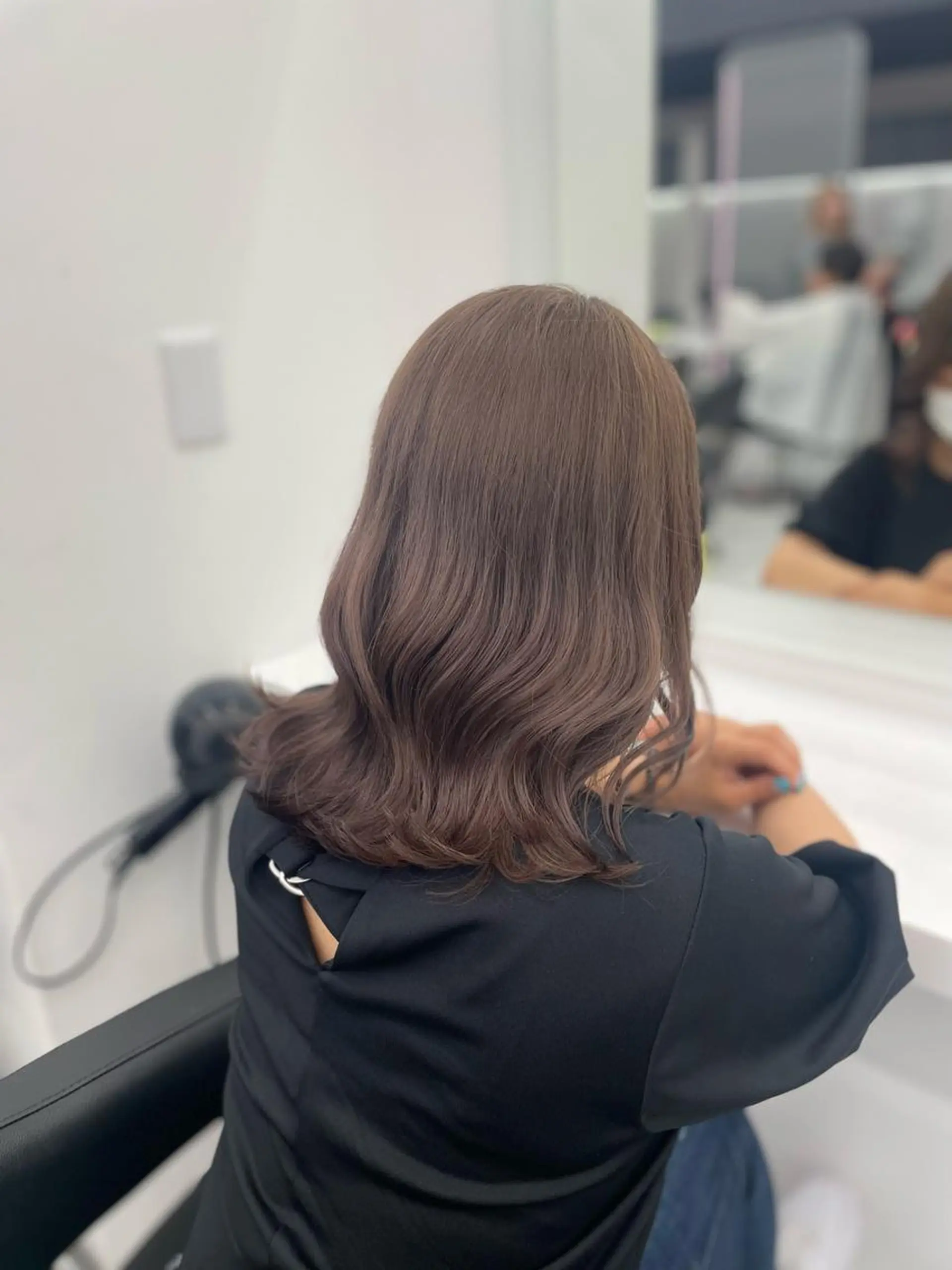 セミロング ヘアカラー トリートメント ヘアセット GO TODAY SHAiR SALON所属・🤍韓国トレンド ヘア🤍miku🤍のヘアスタイル