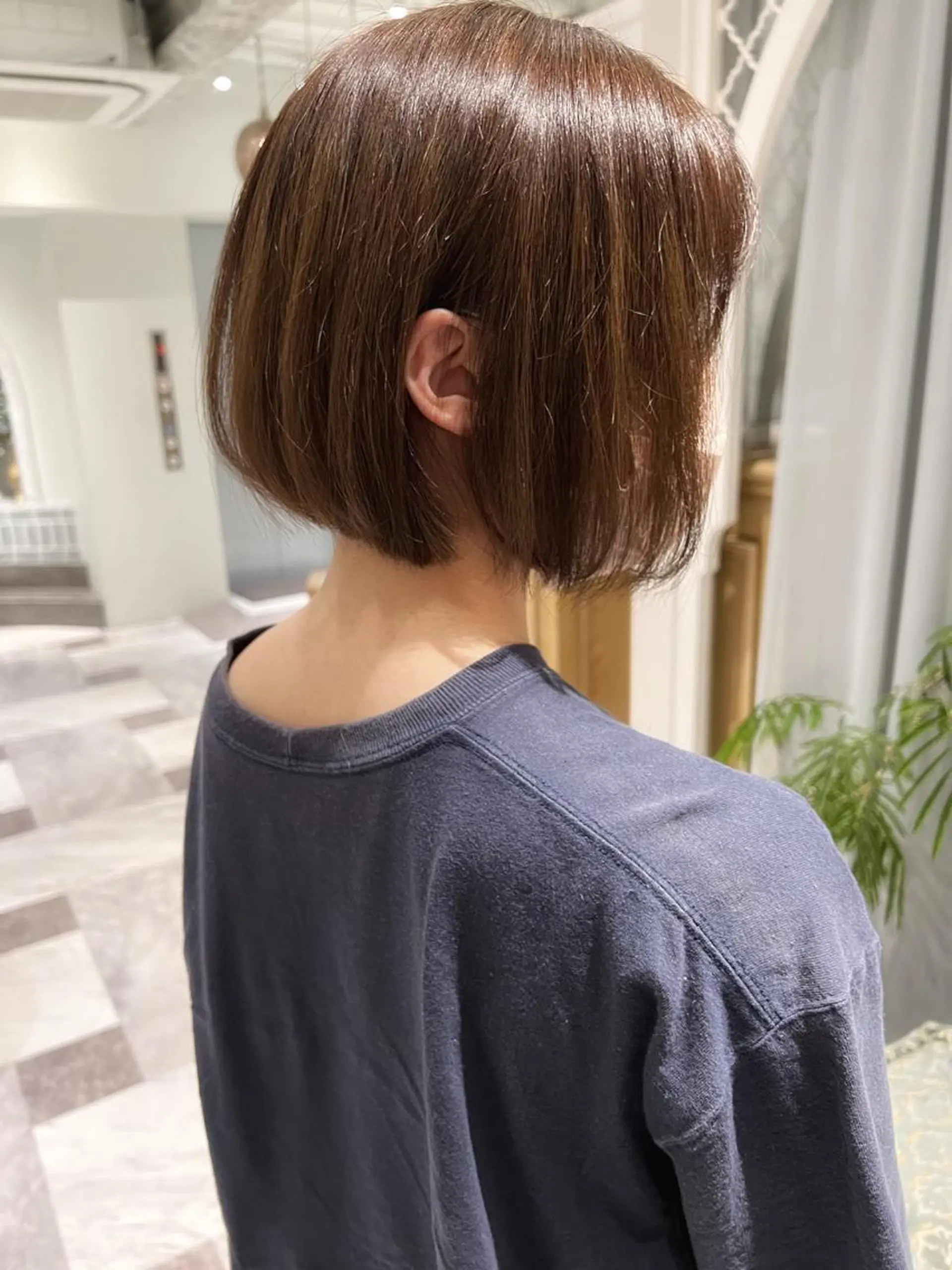 ショート カラー カット ヘアカラー トリートメント レイヤーカット/ 顔周り 五島巨幹のヘアスタイル