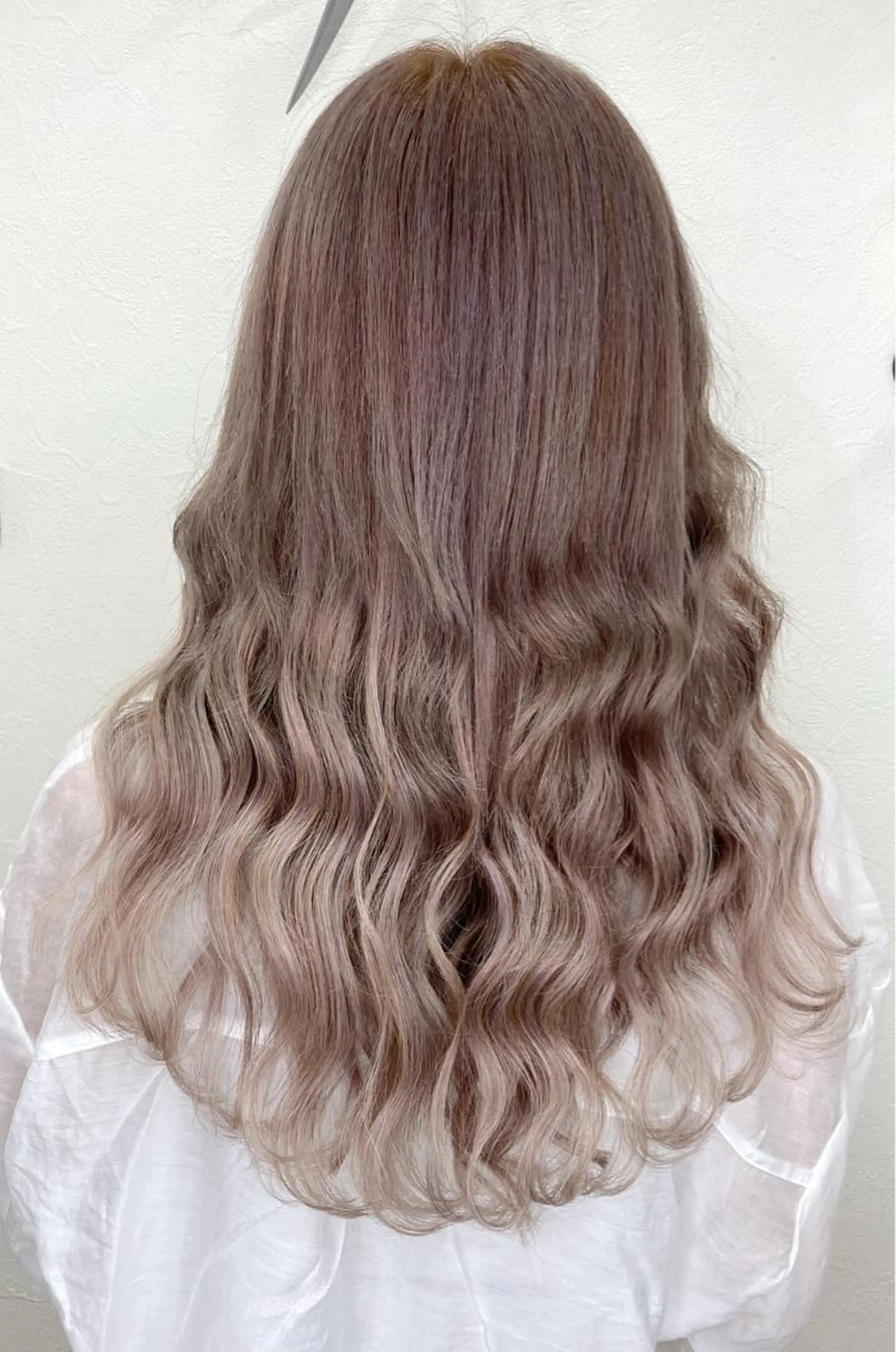 セミロング カラー アッシュ グレージュ ヘアカラー トリートメント エクステ KEISUKE/ 池袋✨エクステのヘアスタイル