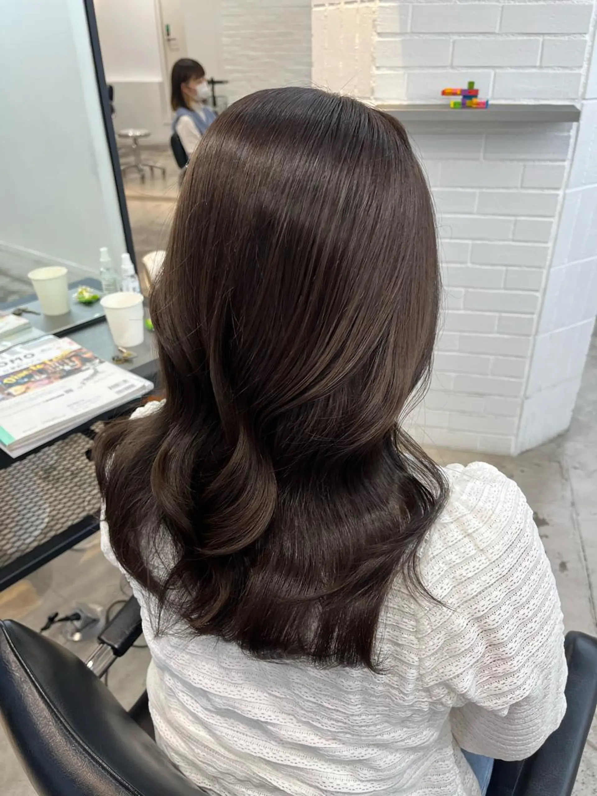 ロング カラー mile所属・mile ちなつのヘアスタイル