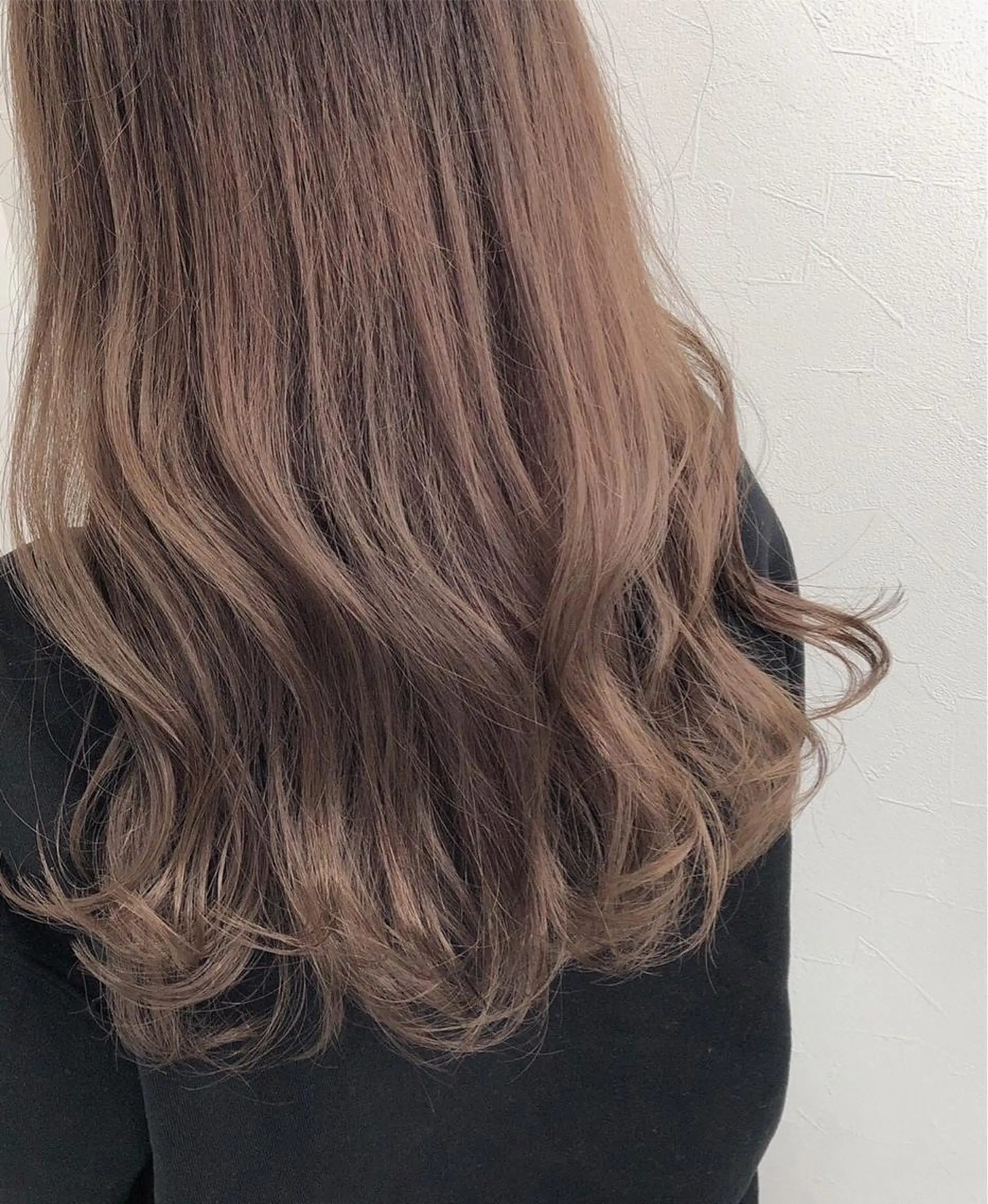 セミロング カラー 渋谷/ハッシュ レイヤーカット/会田のヘアスタイル