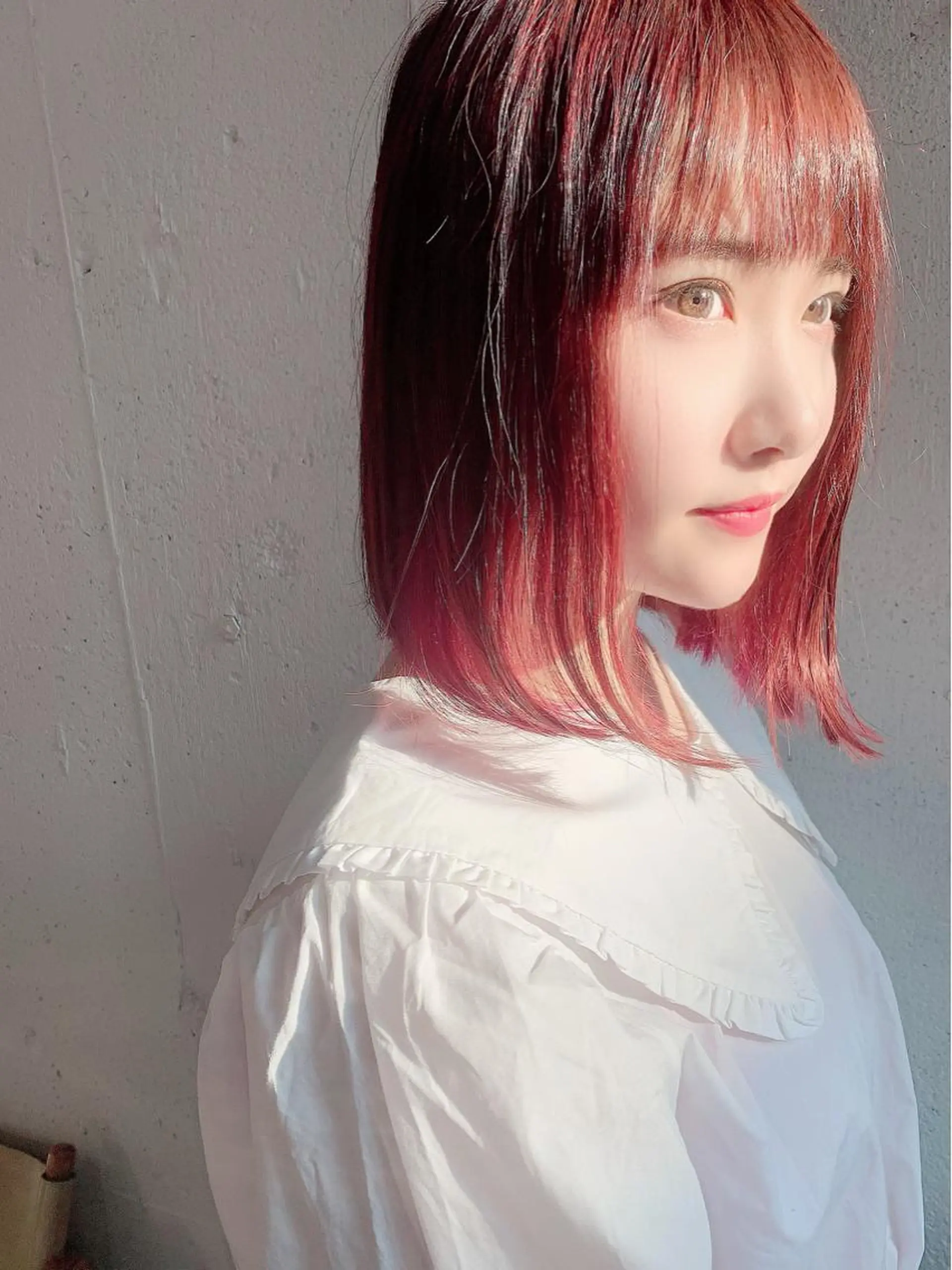 ミディアム カラー ボブ カット ヘアカラー トリートメント 💛丁寧さNo.🥇 🧸片山智裕💛のヘアスタイル