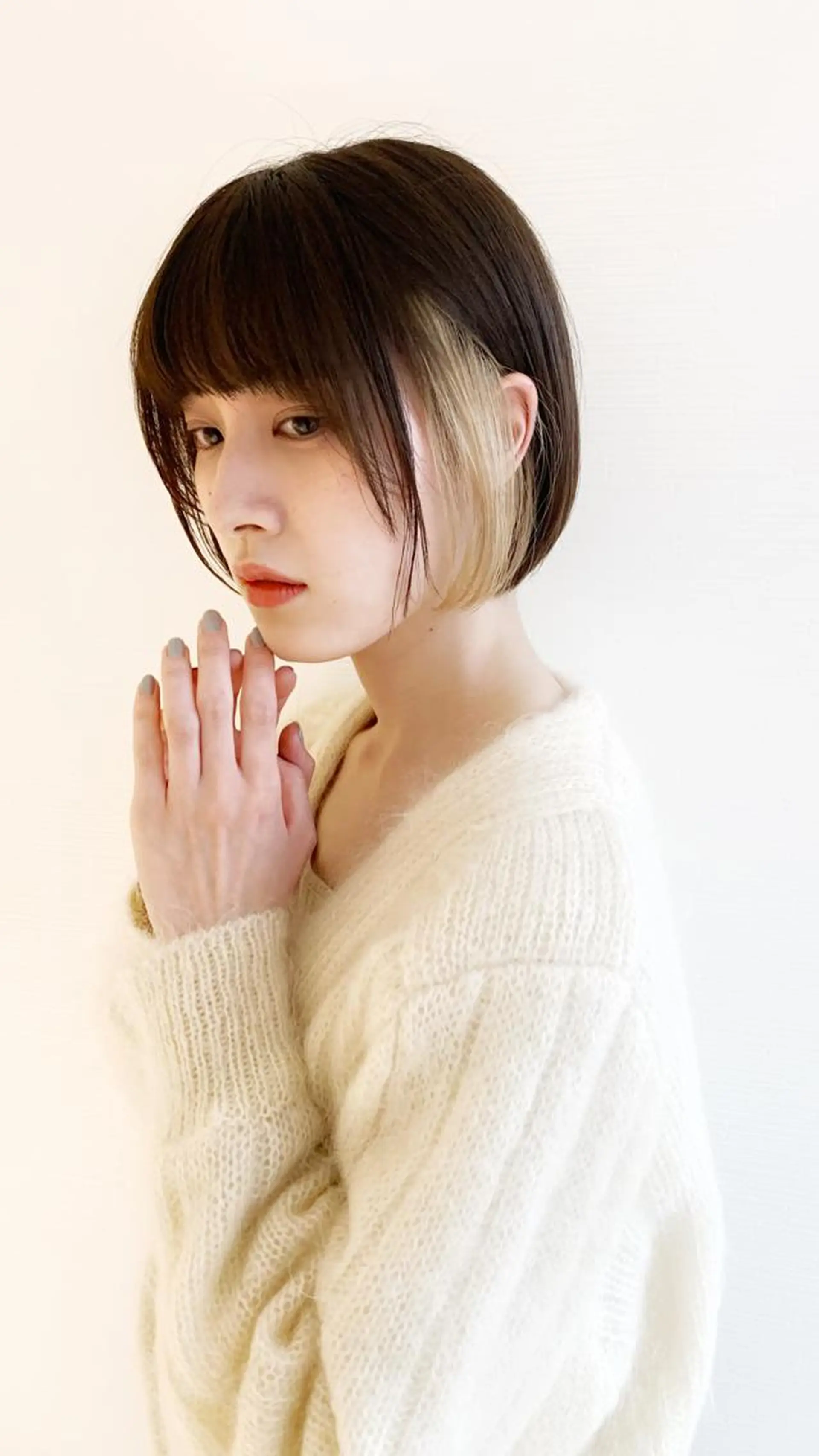 ショート カラー カット ヘアカラー LucksiMie 銀座店所属・【韓国　レイヤー 髪質改善✨】かずのヘアスタイル