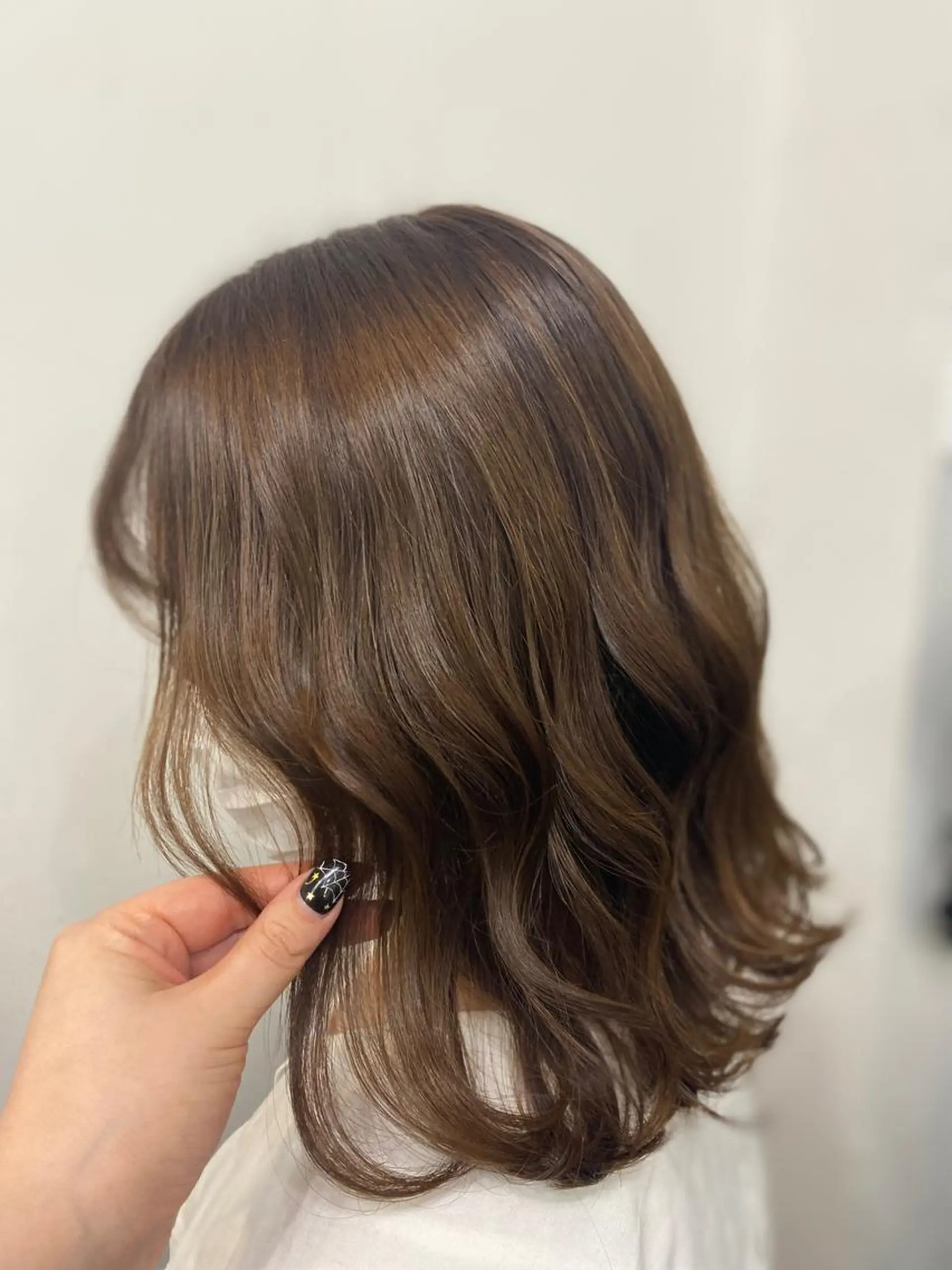 ミディアム カラー ヘアアレンジ カット 縮毛矯正 トリートメント DANY🦋名駅✂︎ 艶髪/透明感カラーのヘアスタイル