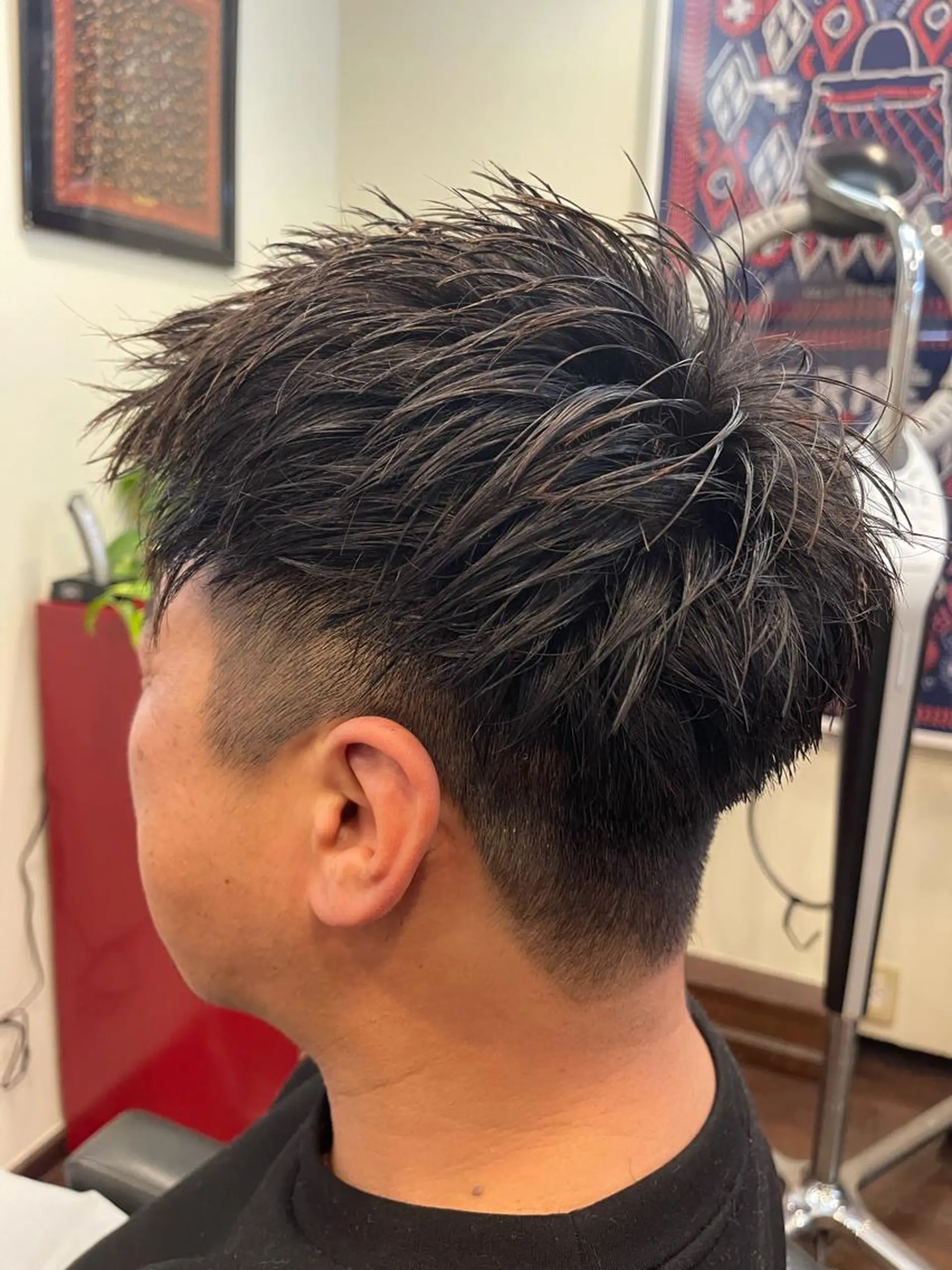 ショート メンズ カット peakshair所属・北堀江メンズパーマ 特化◎下村悠人のヘアスタイル