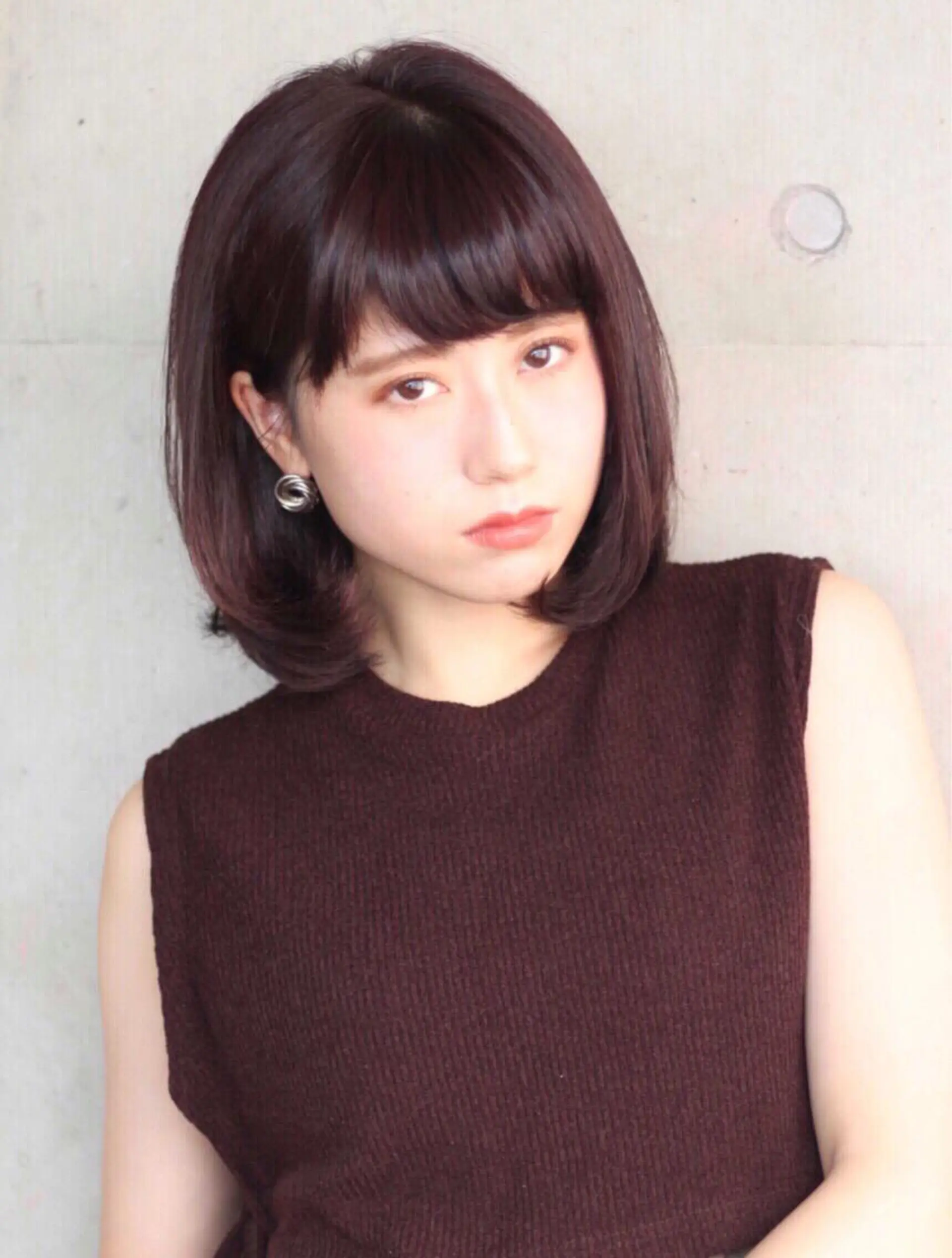 ミディアム カラー イルミナカラー ボブ Lumderica(ラムデリカ)所属・横浜/元町/石川町 ラムデリカYUKAのヘアスタイル