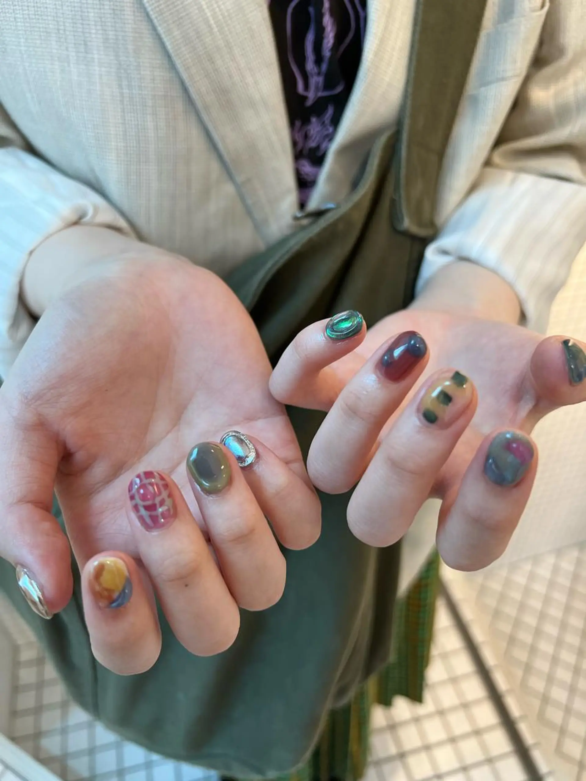 ネイル 【韓国ヘア・ネイル】 HINATA🍒のネイルデザイン