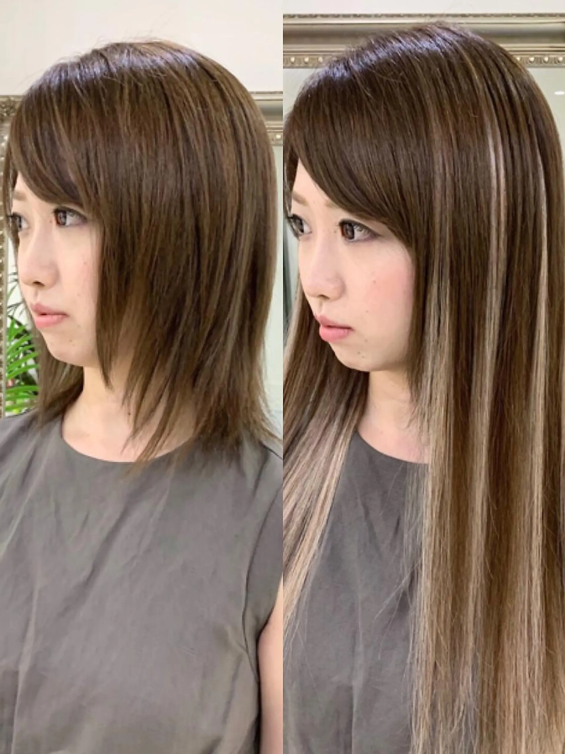 ロング カラー ヘアアレンジ レミーエクステ大阪 Device梅田のヘアスタイル