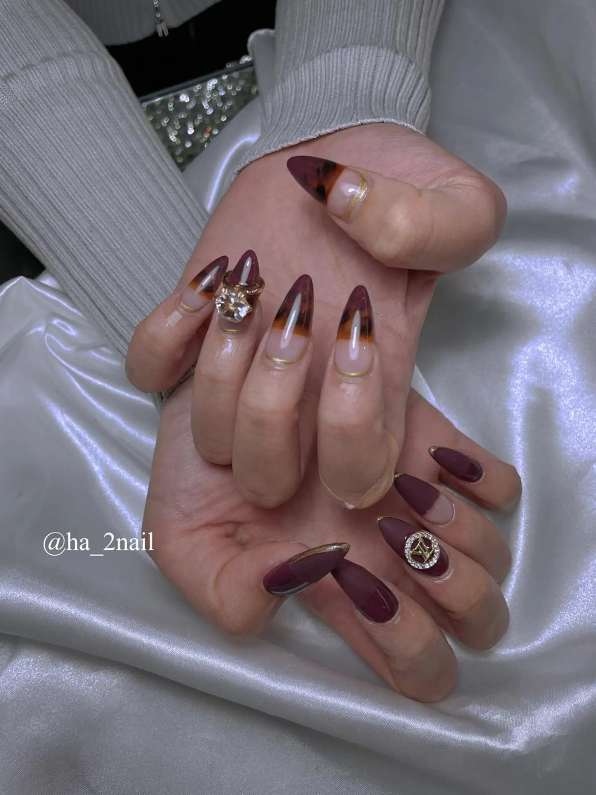 ネイル NAIL and EYELASH ALPHA.所属・ALPHA. 姫繇のネイルデザイン