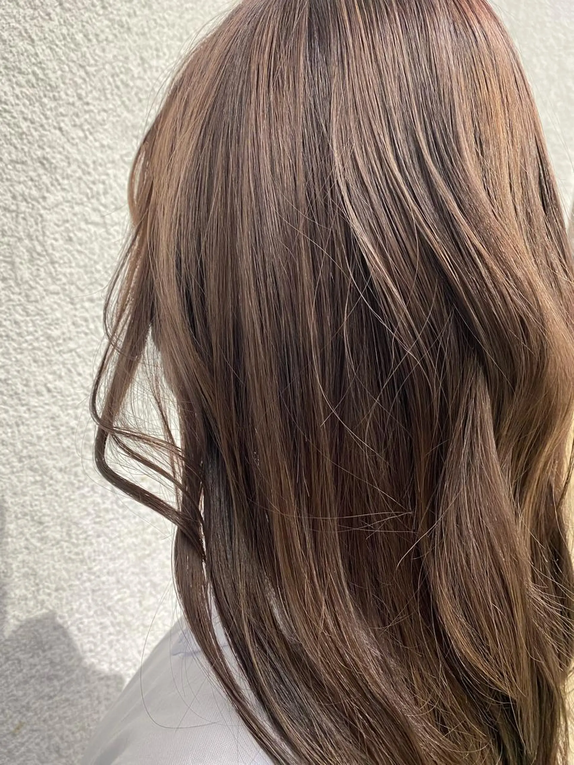 ロング カラー ブリーチ グレージュ ラベンダーカラー ラベンダーグレージュ ラベンダーグレー オタク美容師💟 チバコナツのヘアスタイル