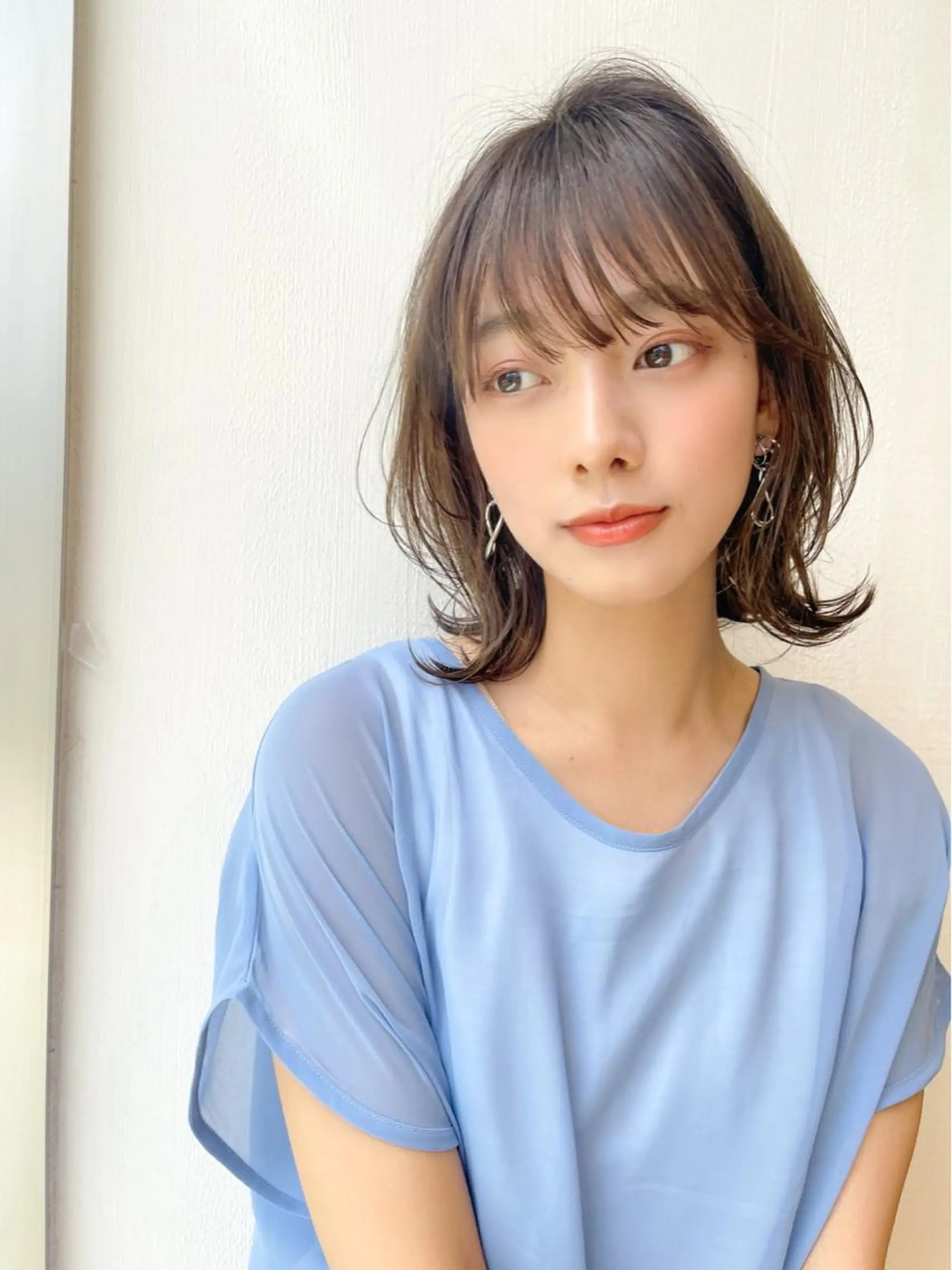 ミディアム カット ヘアカラー トリートメント 錦糸町カットの匠 AKIRA店長のヘアスタイル