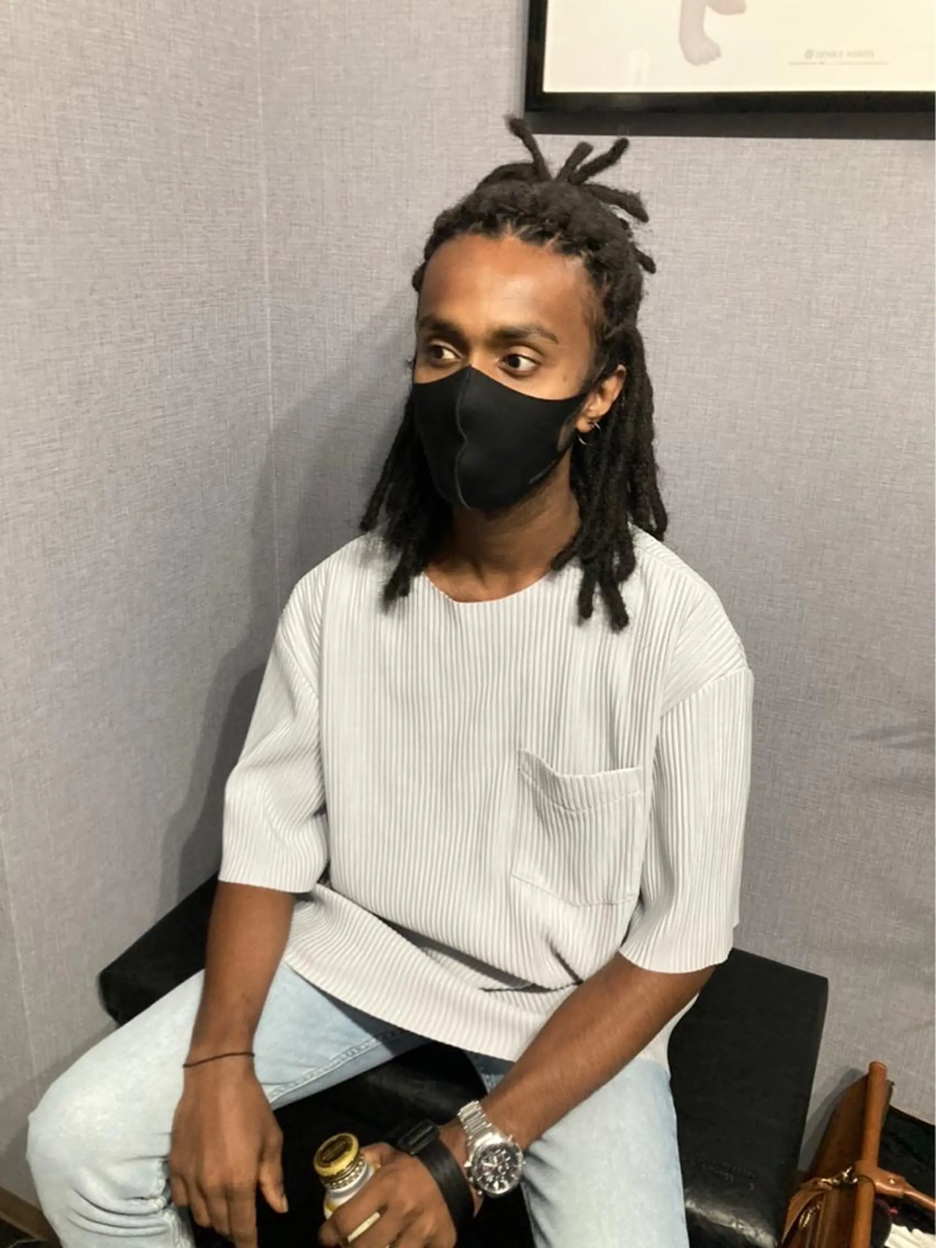 セミロング ヘアアレンジ メンズ エクステ エクステ ヘアセット SPINEL Sawaのヘアスタイル