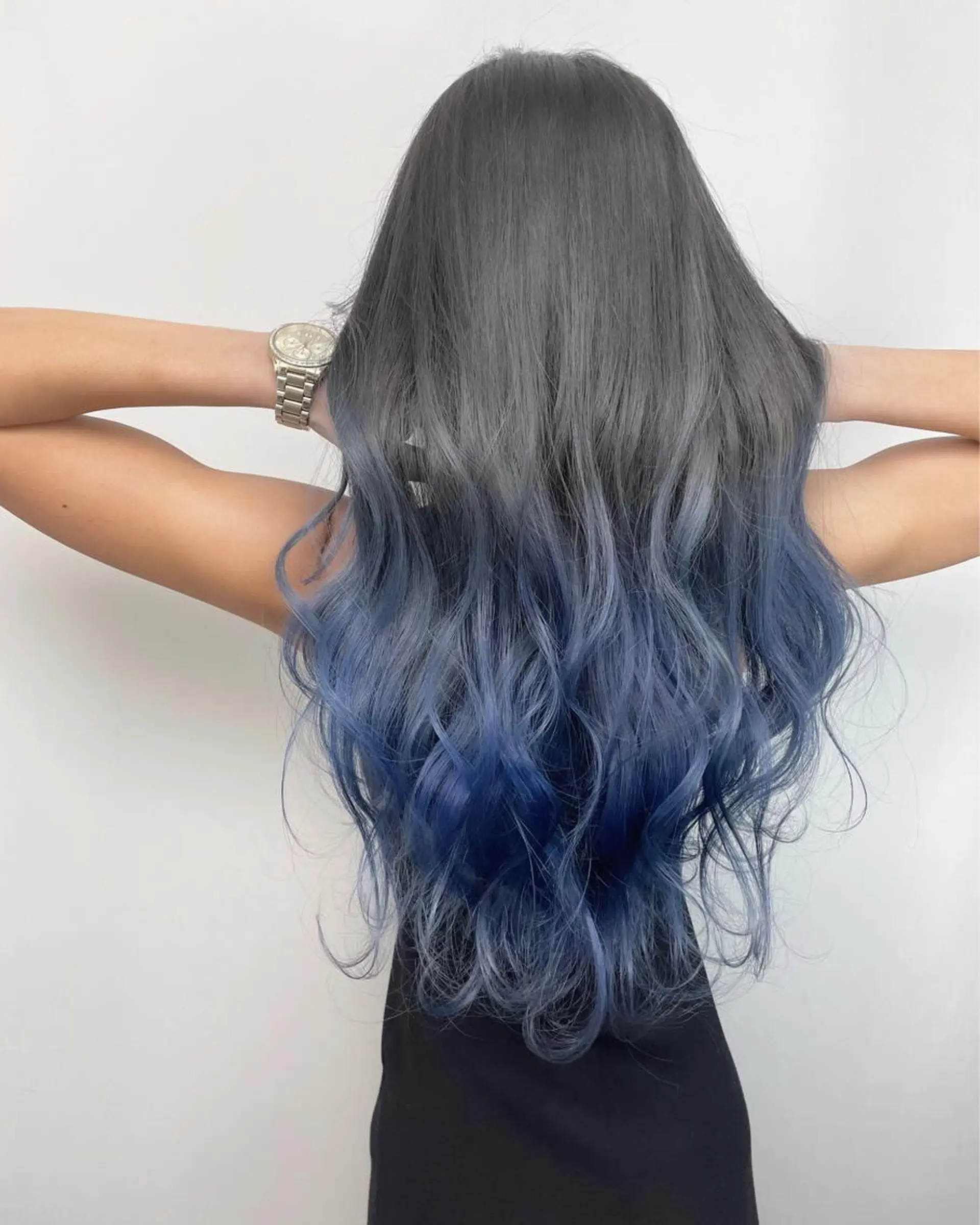 ロング カラー シールエクステ バレイヤージュ ミストバング ブリーチ ダブルカラー ヘアカラー トリートメント 【KIRA 代表】 TATSUYAのヘアスタイル