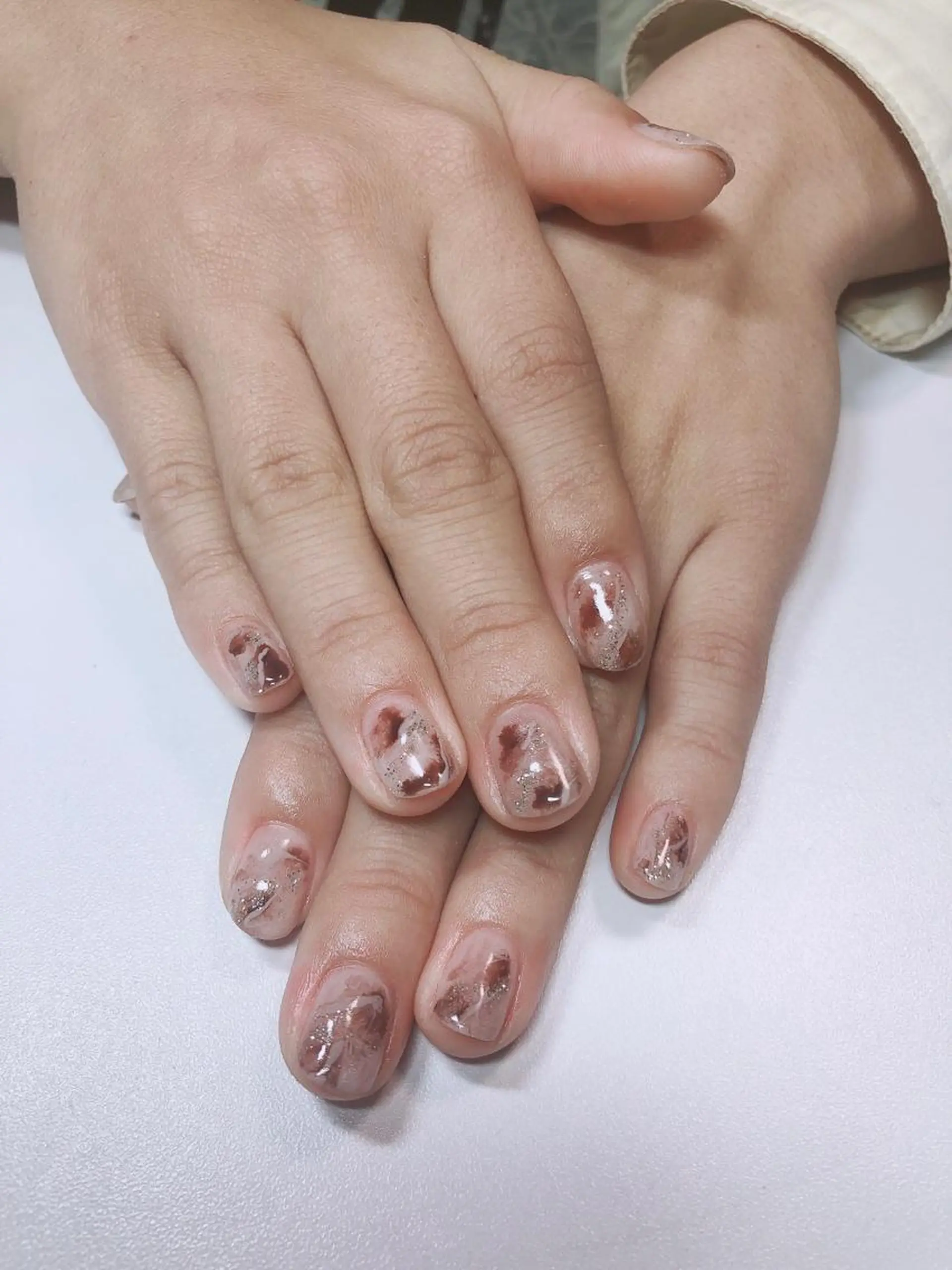 ネイル ショートネイル ♡Bivi♡自爪に 優しいネイルサロンのネイルデザイン