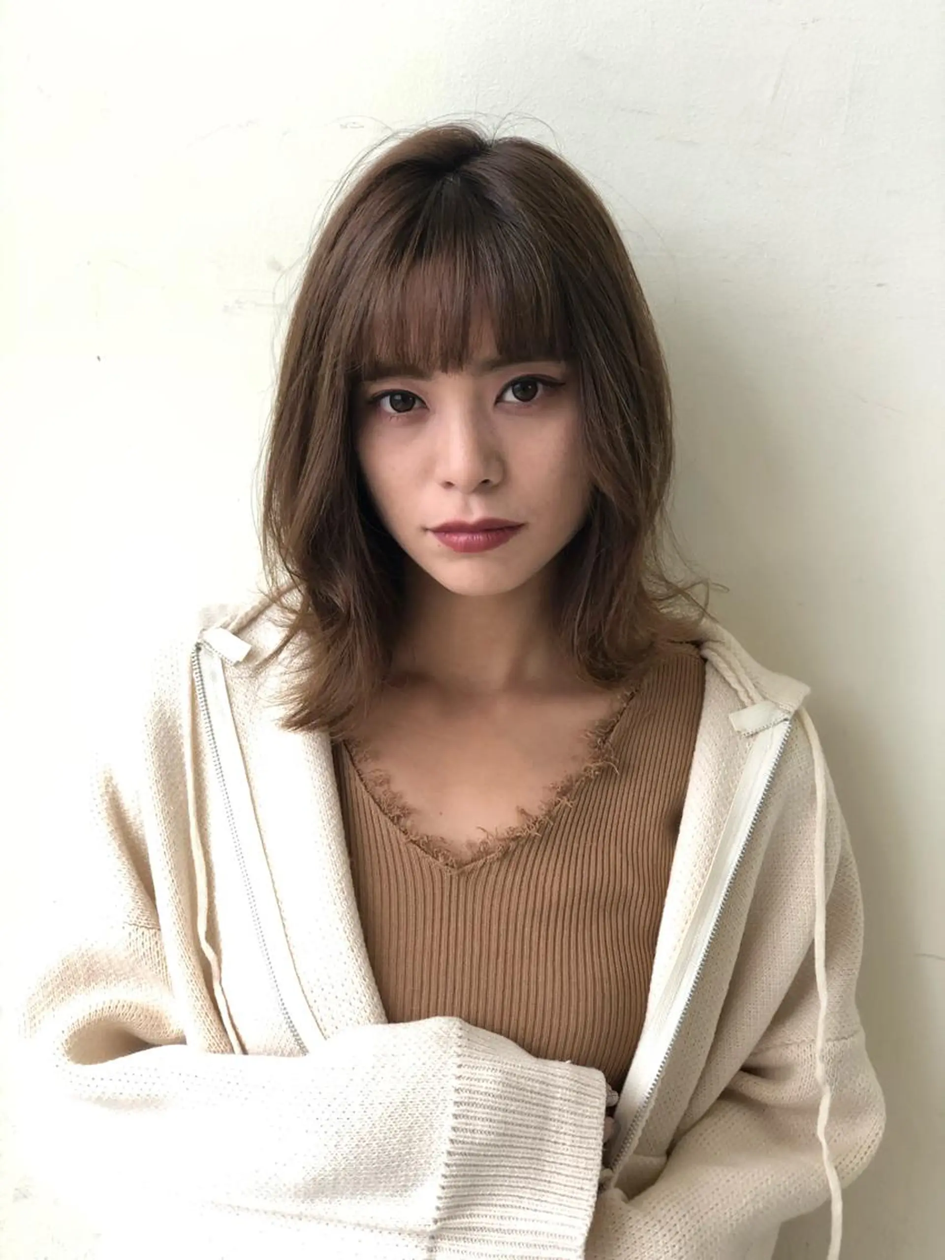 ミディアム カラー カット ヘアカラー ハピネスフィール所属・江藤 菜緒里のヘアスタイル