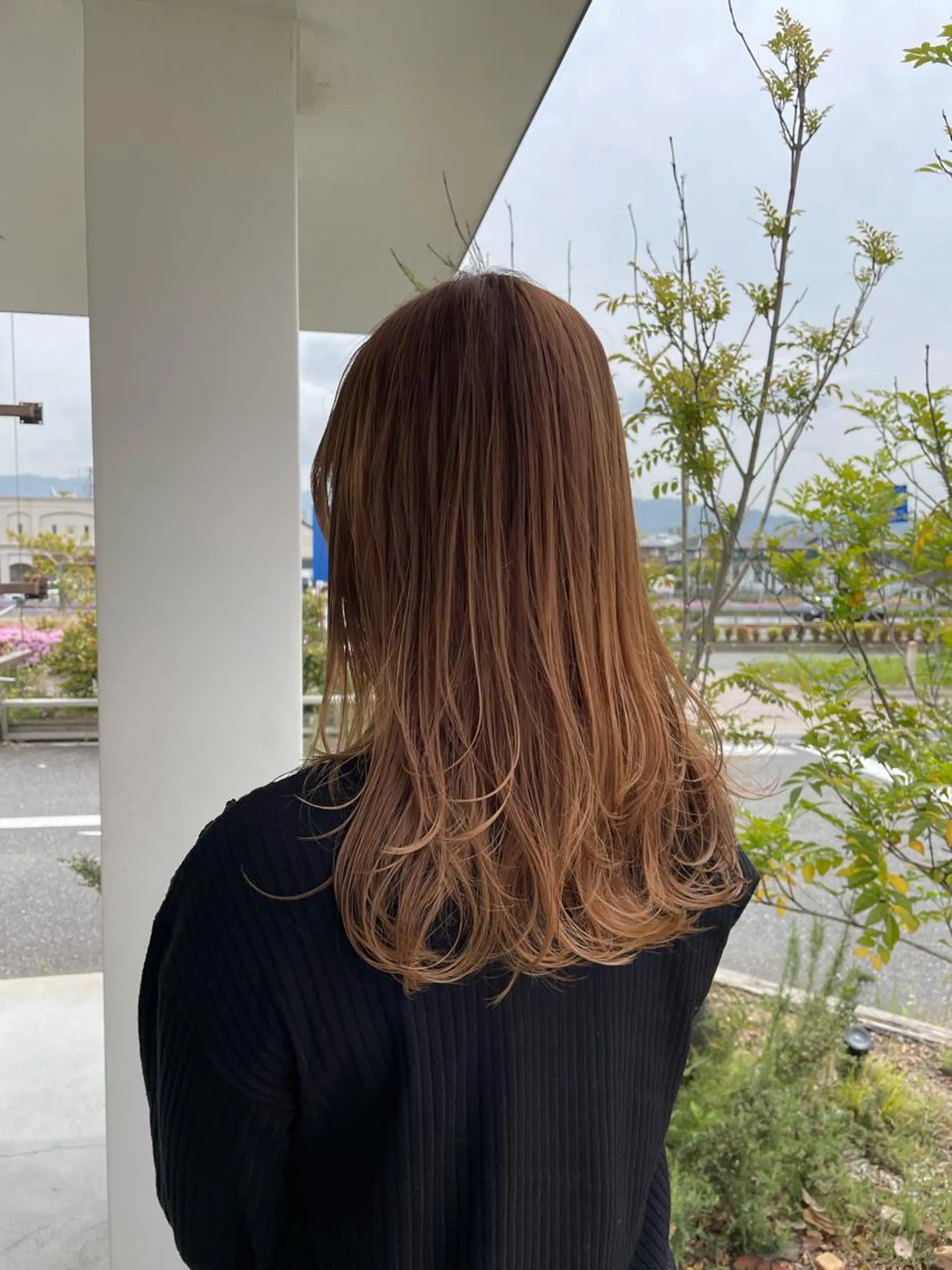 ロング レイヤーカット 木村 架音のヘアスタイル