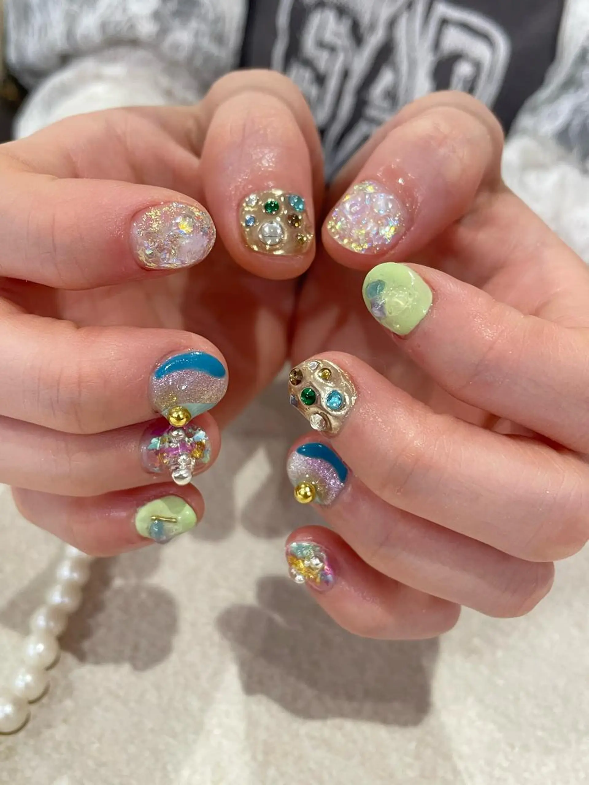 ショート ネイル ハンドネイル cho nailのネイルデザイン