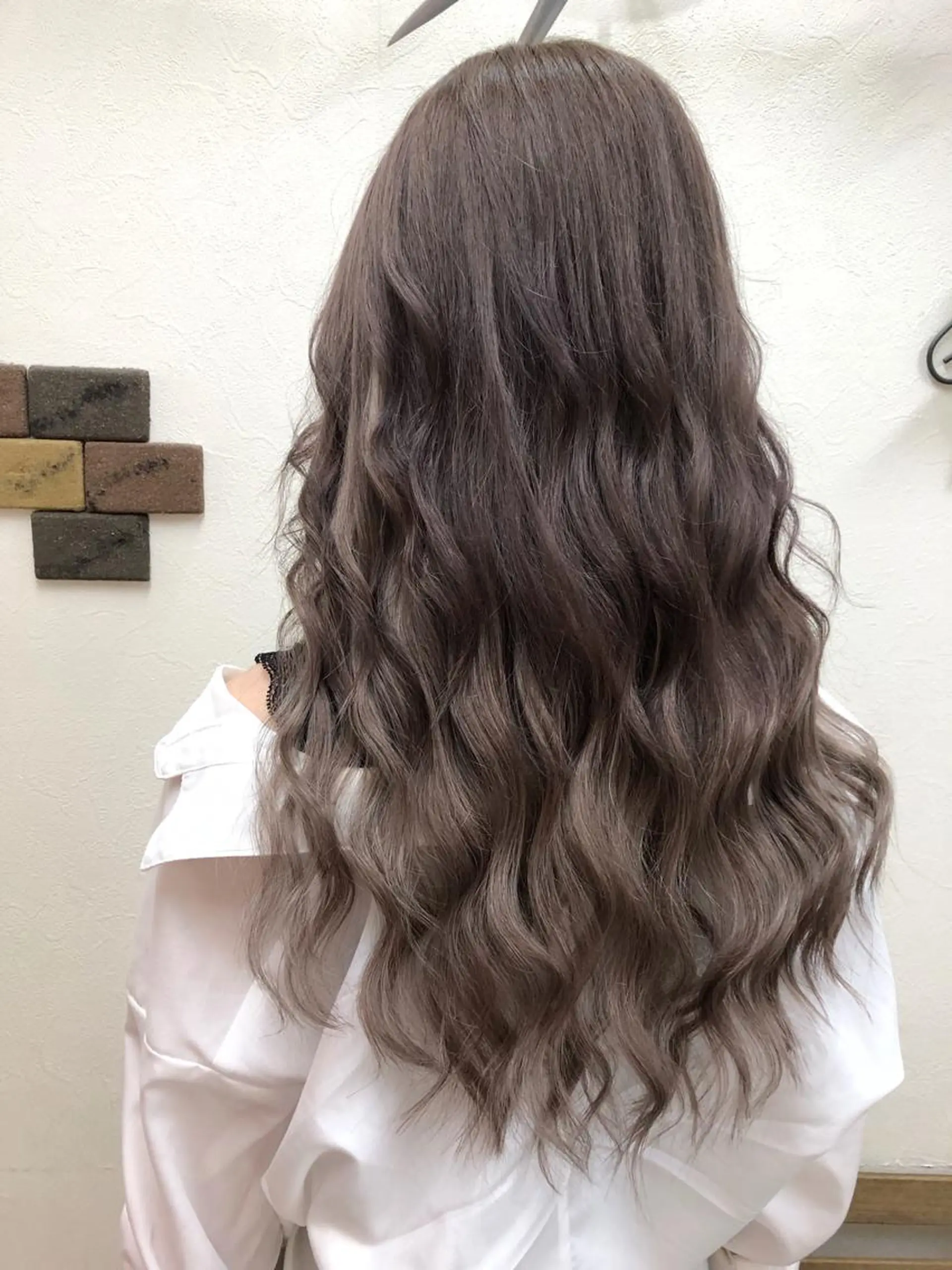 セミロング カラー ヘアアレンジ ヘアカラー トリートメント エクステ KEISUKE/カラ ー🐶シールエクステのヘアスタイル