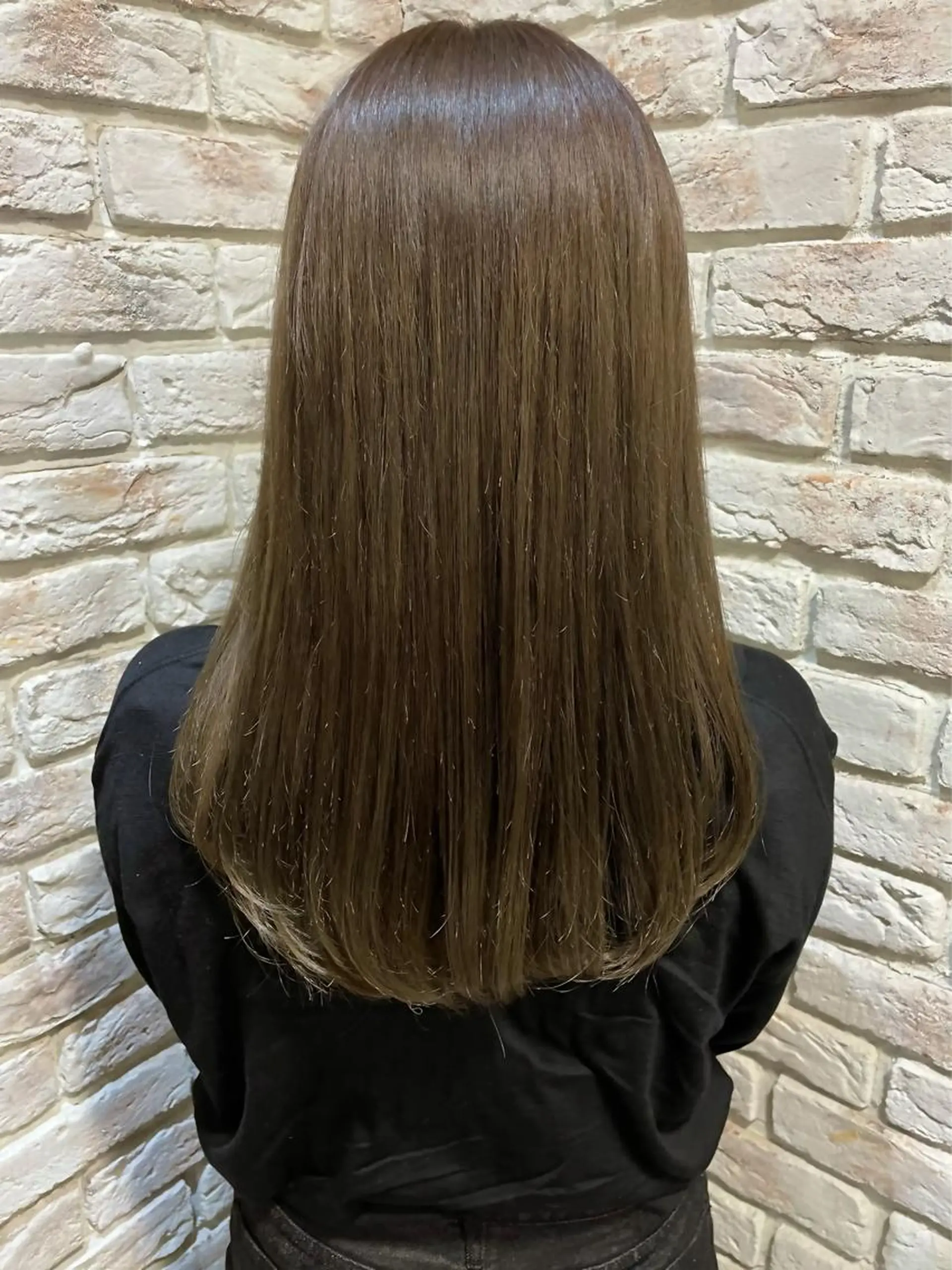セミロング ヘアカラー トリートメント echelle所属・るな/echelle 【カットモデル募集】のヘアスタイル