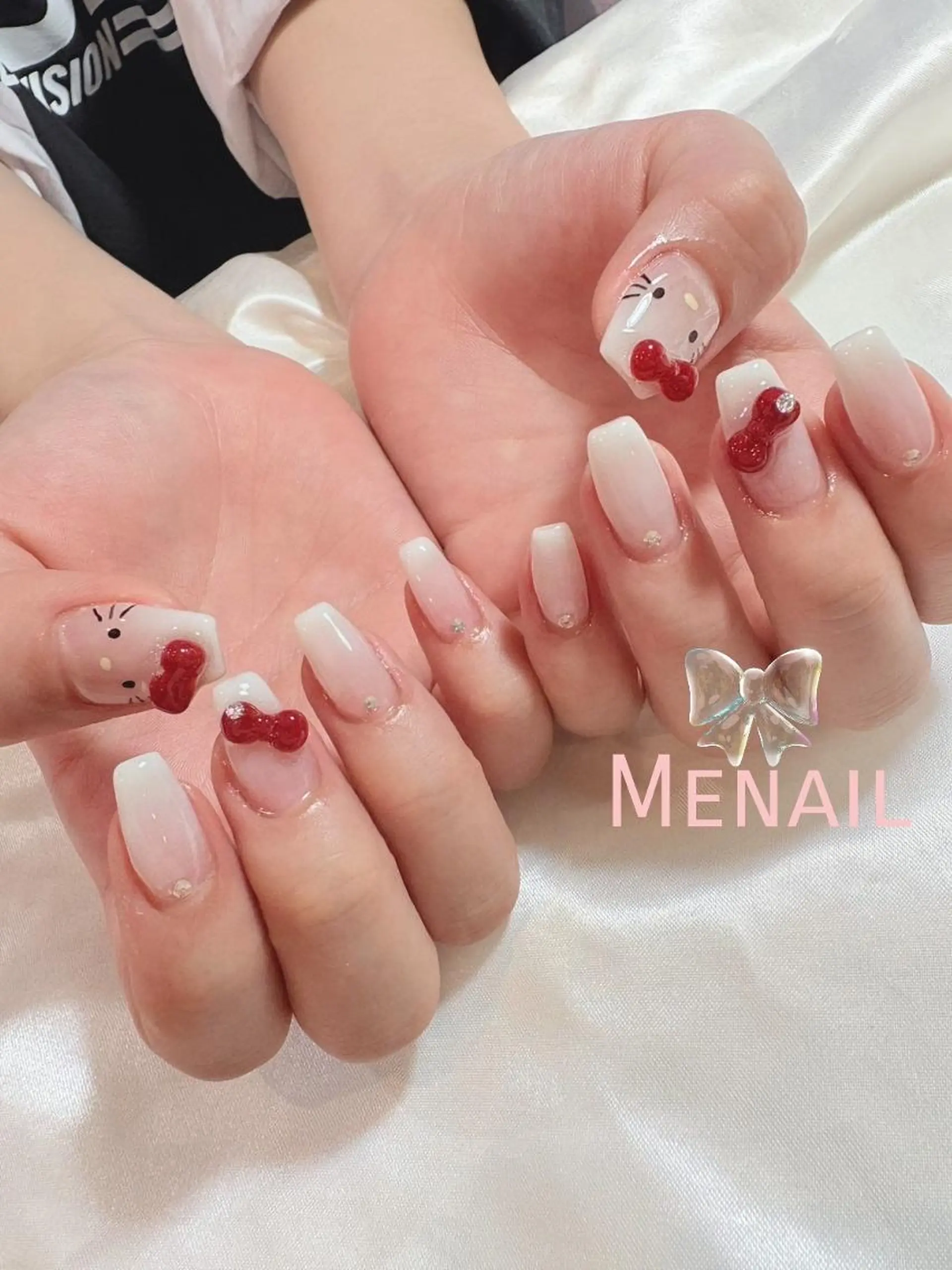 ネイル ワンホンネイル Jr.心斎橋 MENAIL 🍒のネイルデザイン