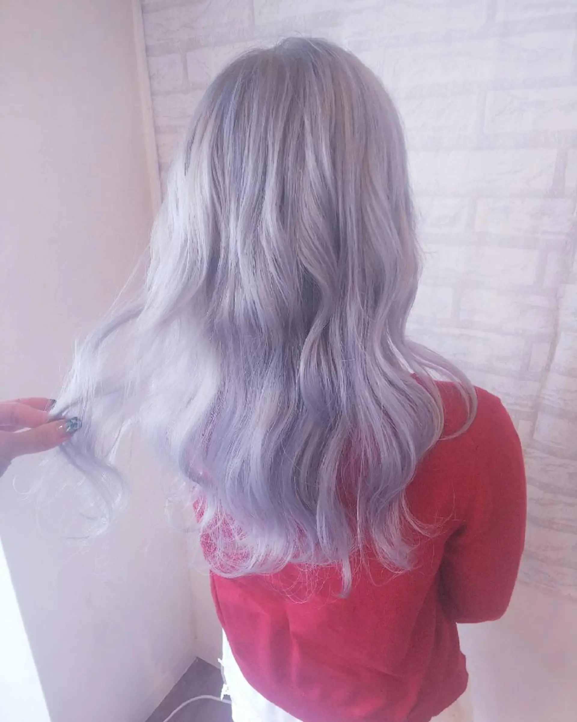 カラー ロング ヘアカラー JIL BLAN 京都所属・RU RIのヘアスタイル