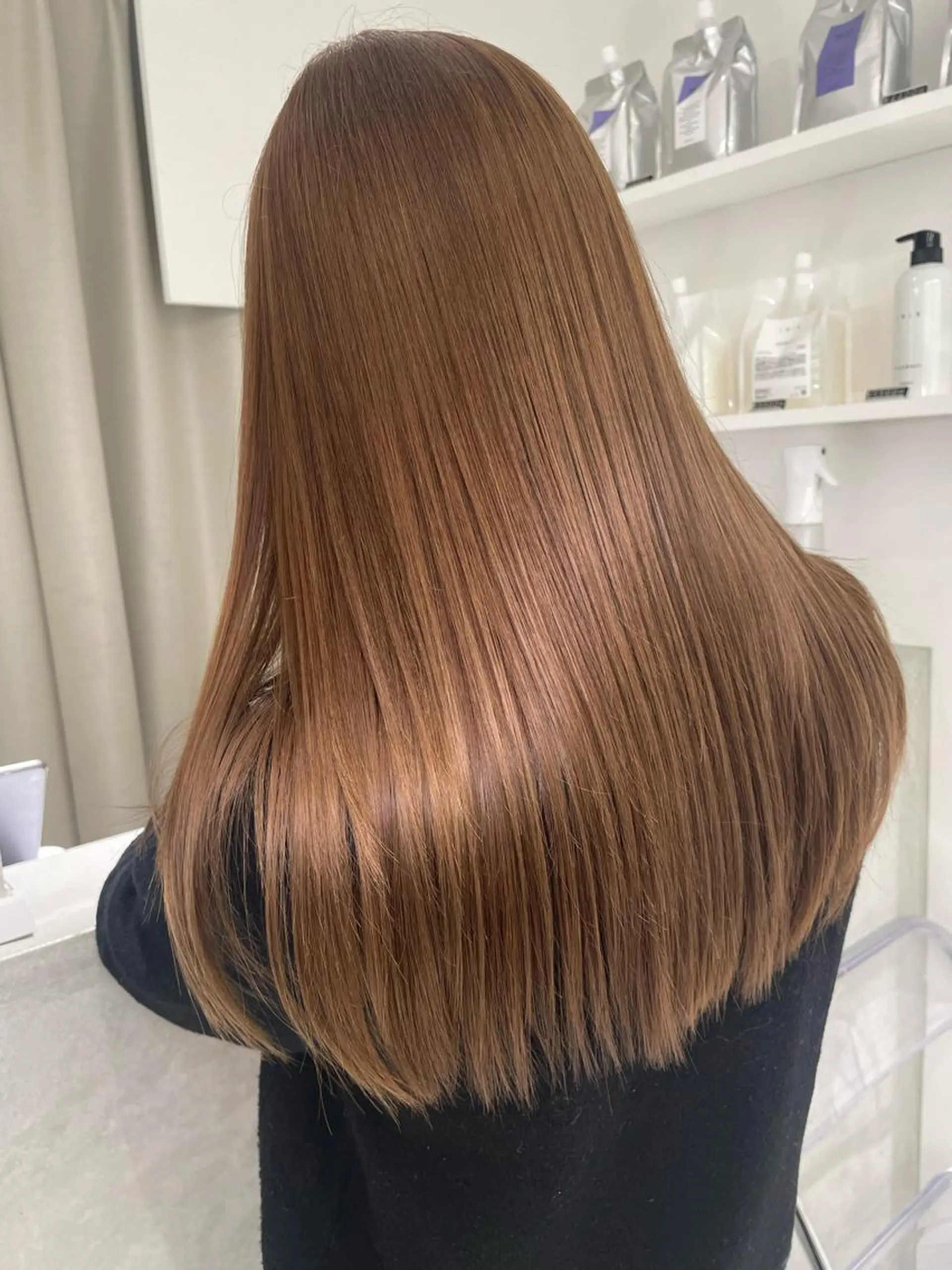 ロング カラー バレイヤージュ ベージュカラー ブリーチ ケアブリーチ ダブルカラー カット ヘアカラー ブリーチ/髪質改善 /okumuraのヘアスタイル