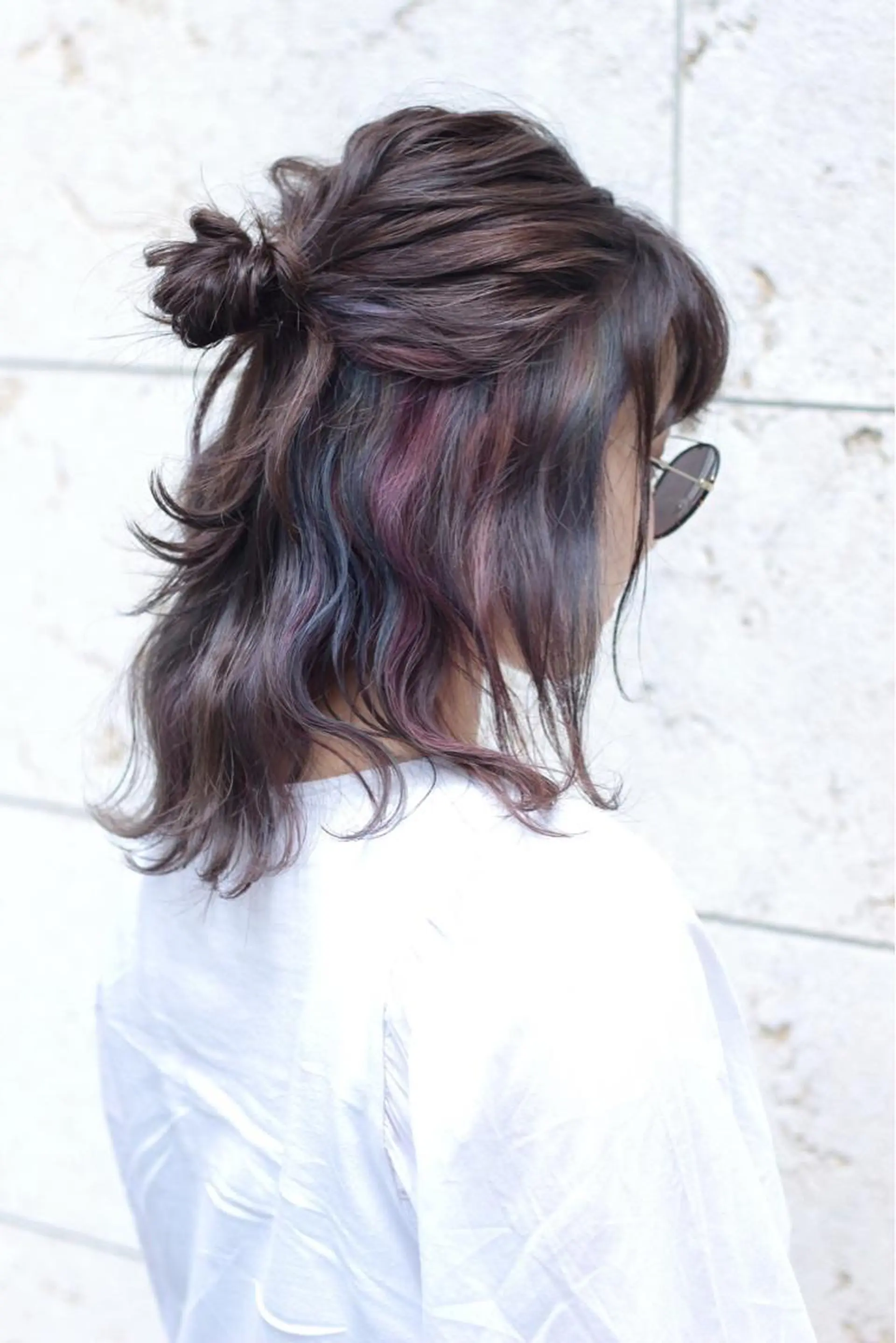 ミディアム カラー ヘアアレンジ ユニコーンカラー ヘアカラー トリートメント ace share salon所属・桑原 祥のヘアスタイル