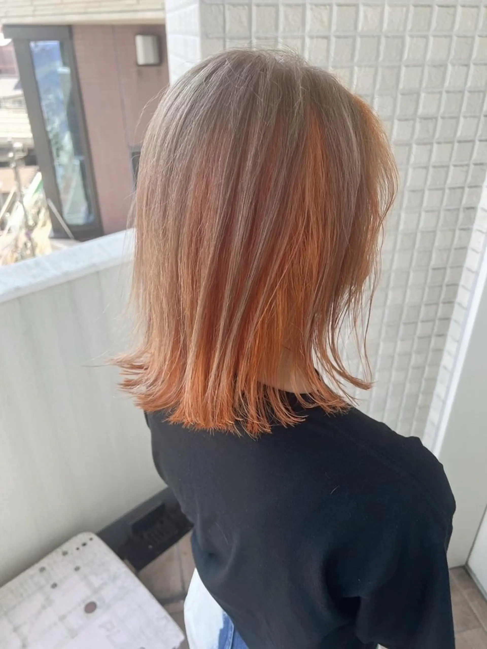 ミディアム カラー ブリーチ ダブルカラー ヘアカラー トリートメント ✨【公式】 juhl.横浜✨のヘアスタイル