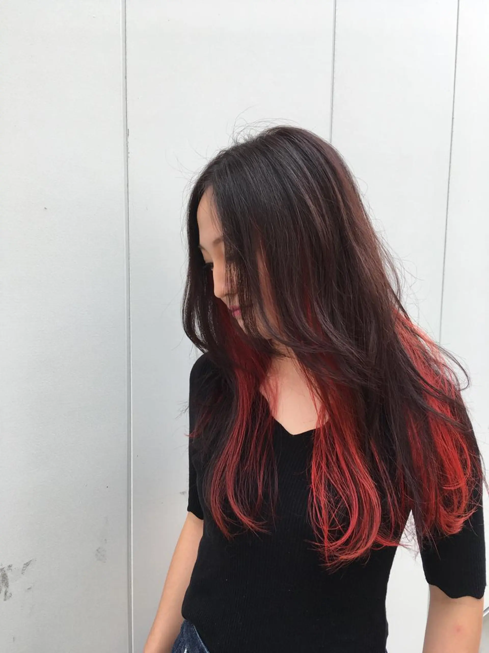 ロング カラー THREE所属・THREE 関根大のヘアスタイル