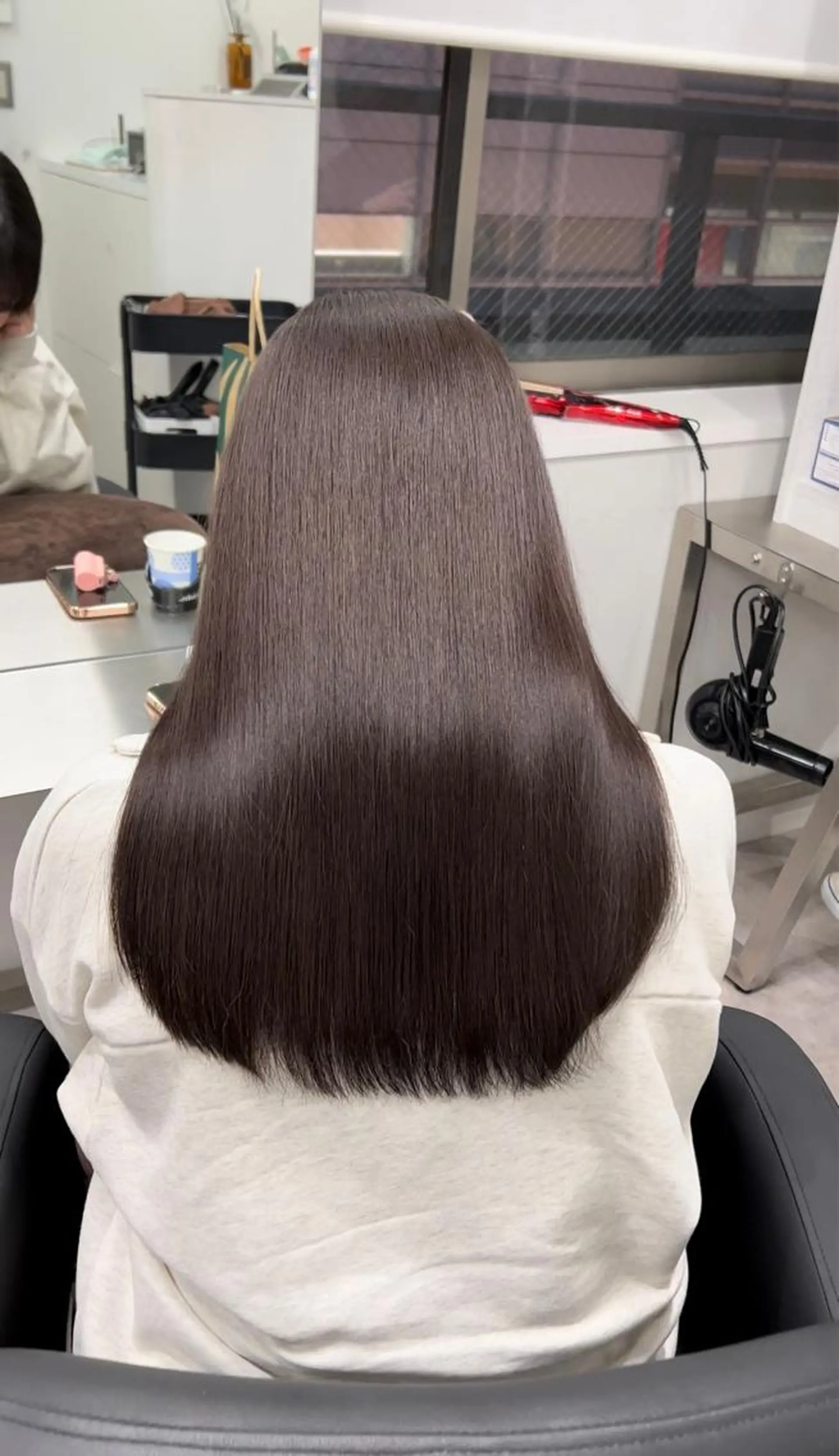 セミロング 髪質改善 トリートメント カット ヘアカラー トリートメント 🫧髪質改善 講師🫧🍎幹細胞のヘアスタイル