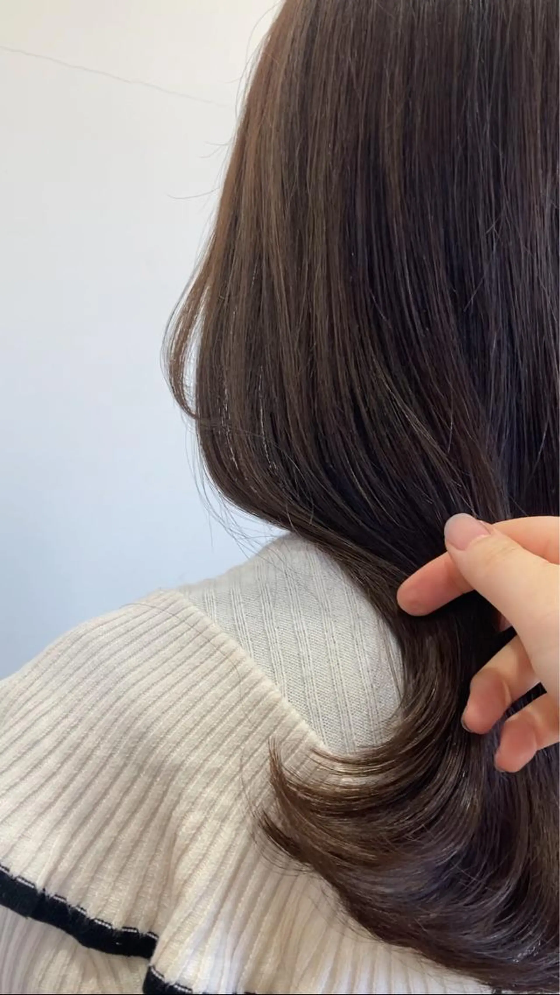 セミロング ヘアカラー トリートメント 韓国スタイル🇰🇷 minamiのヘアスタイル