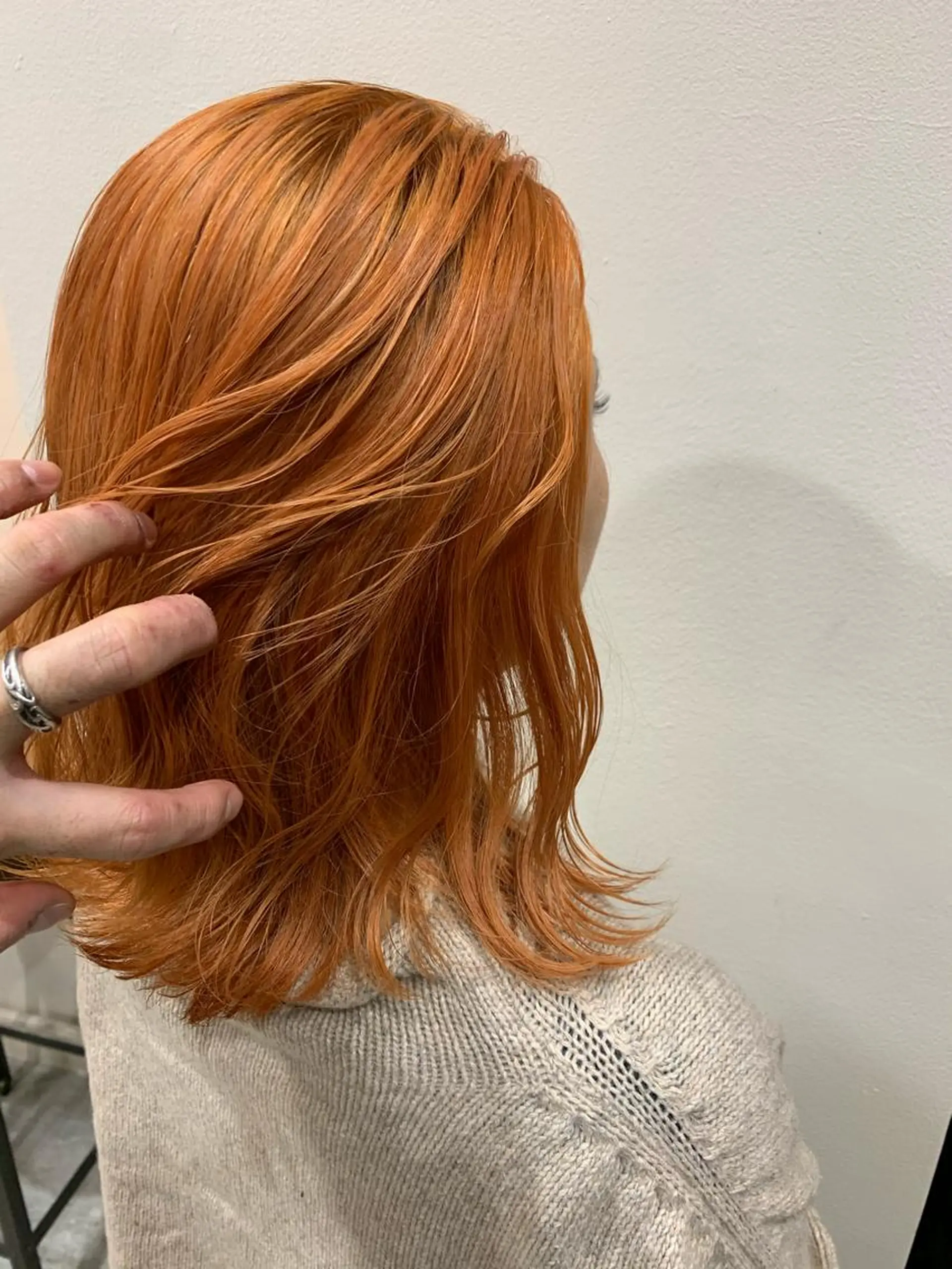ミディアム ヘアカラー トリートメント ヘッドスパ ヘアセット 山口 竣也のヘアスタイル